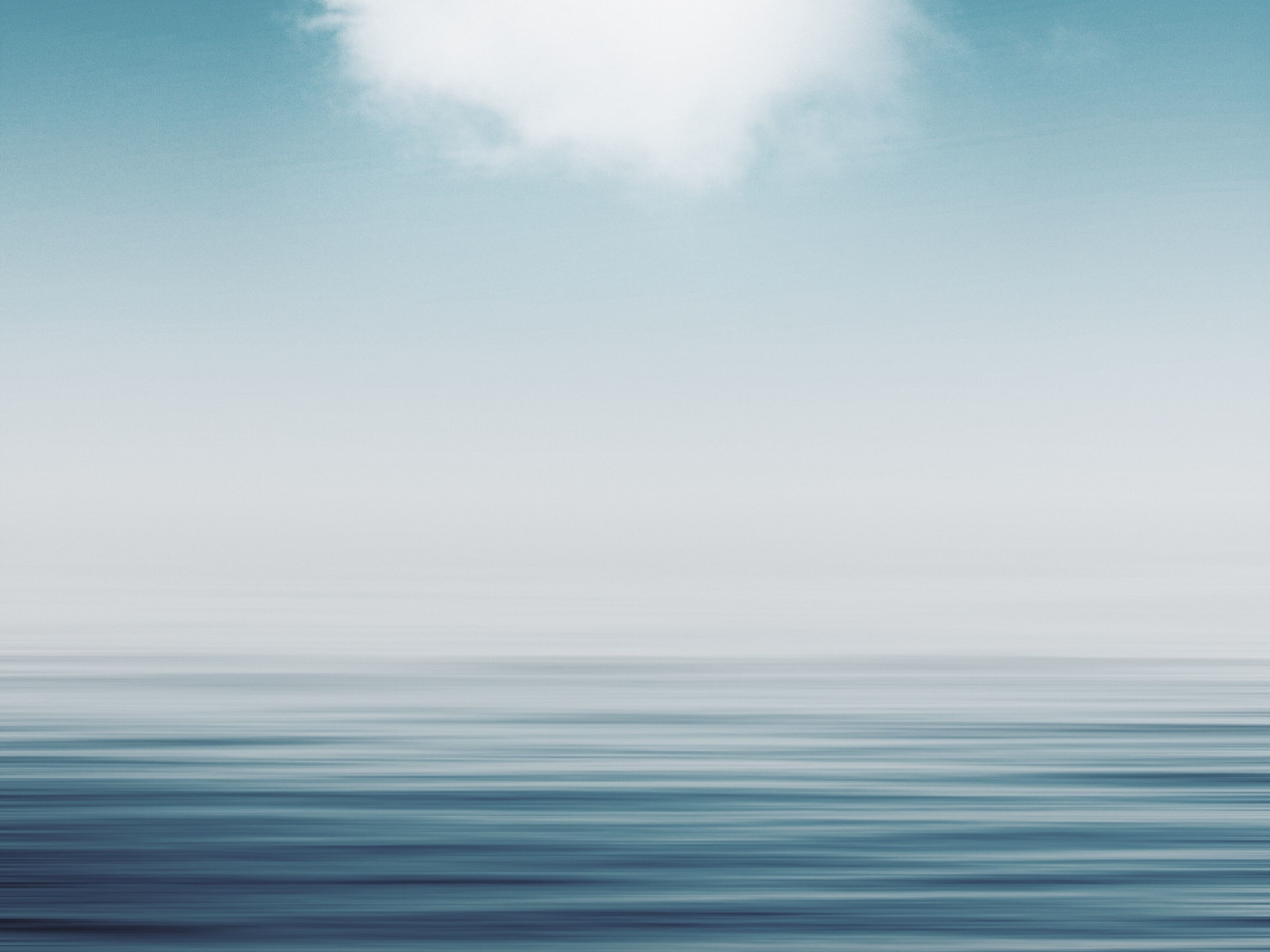 Download wallpaper 1400x1050 seascape, blur, sea, sky, standard 4:3 ...