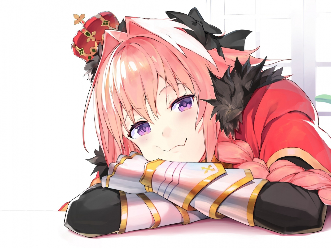 Download 1400x1050 Wallpaper Cute Smile Astolfo Fate Apocrypha Standard 4 3 Fullscreen 1400x1050 Hd Image Background 5606