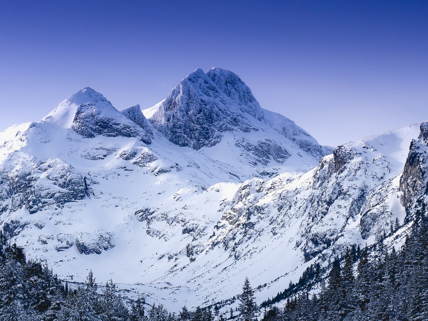 Winter, glacier, mountain, nature, 1400x1050 wallpaper