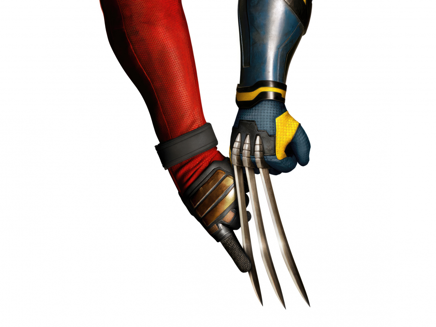 Download wallpaper 1400x1050 deadpool and wolverine, friends forever ...