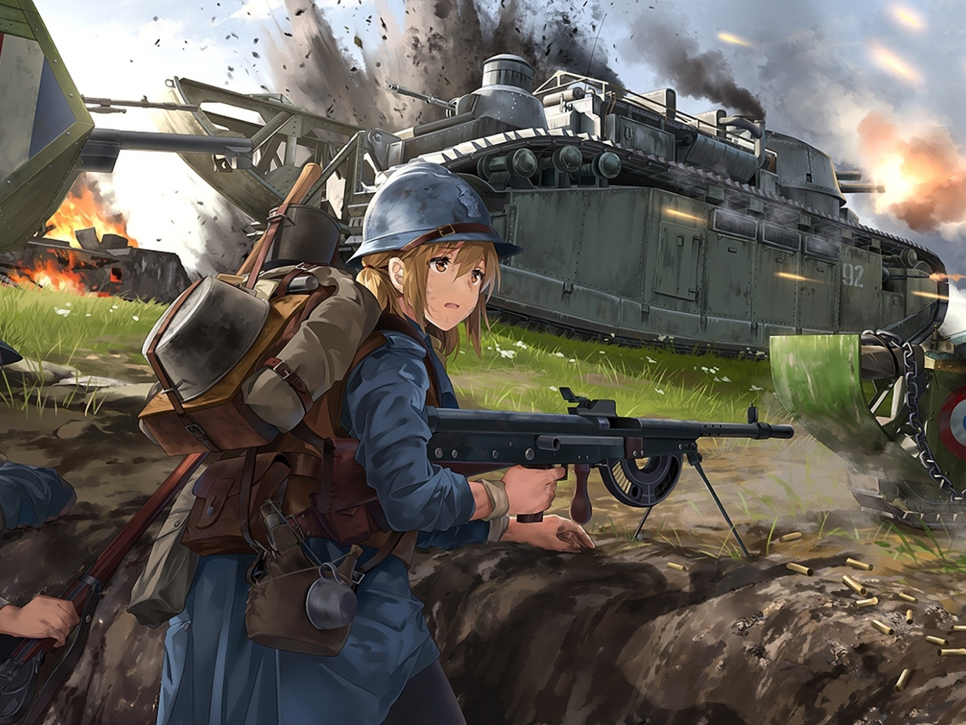 Anime v2 Anime art style large heavy military tank by krogher22 on  DeviantArt