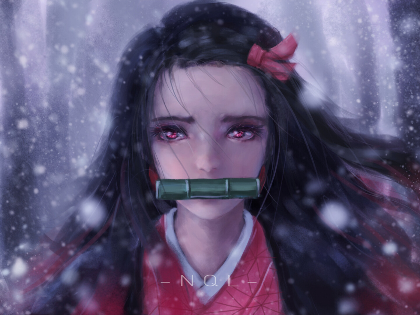 Nezuko Wallpaper Realistic