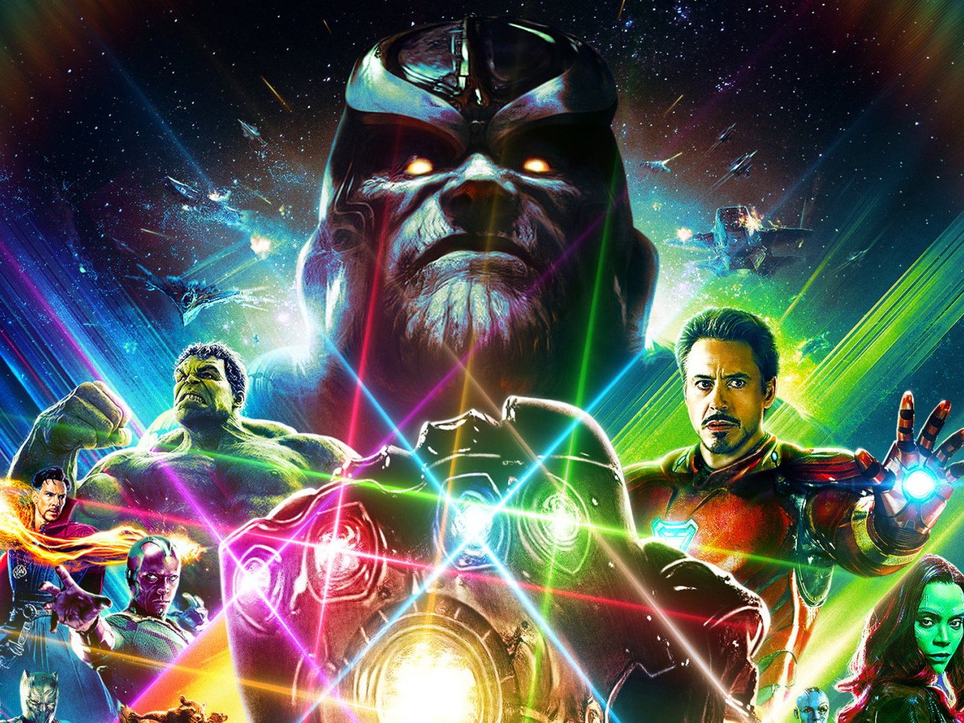 Download 1400x1050 Wallpaper Avengers Infinity War Artwork