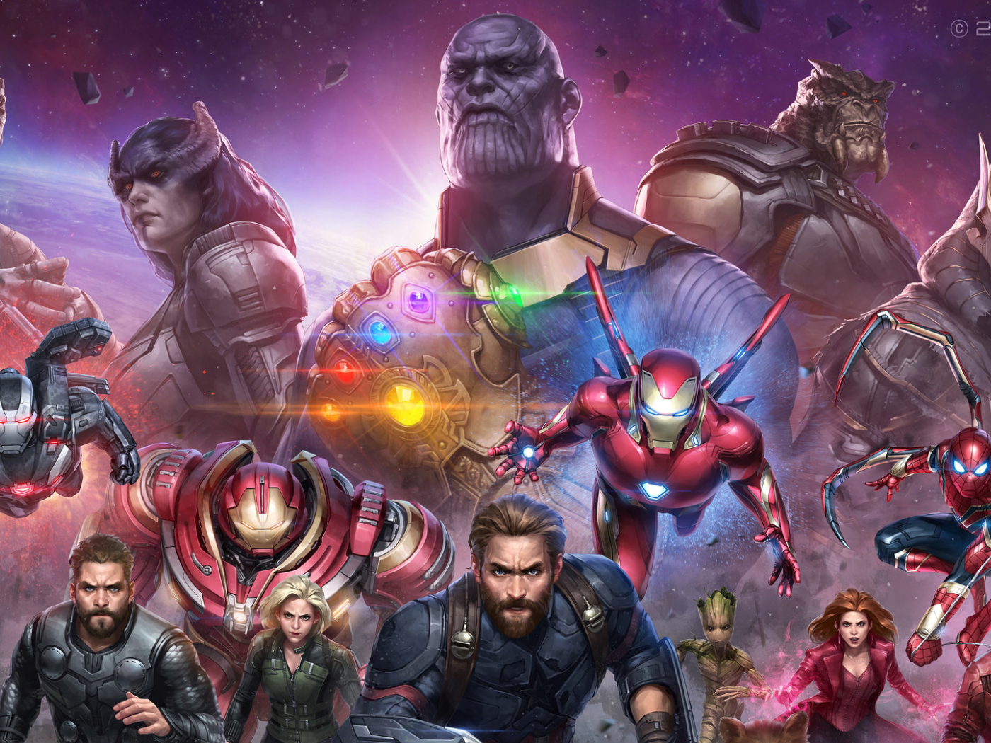 Download 1400x1050 Wallpaper Avengers Infinity War Future