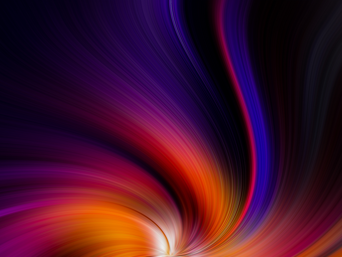 Colorful, abstract, swirl pattern, art, 1400x1050 wallpaper