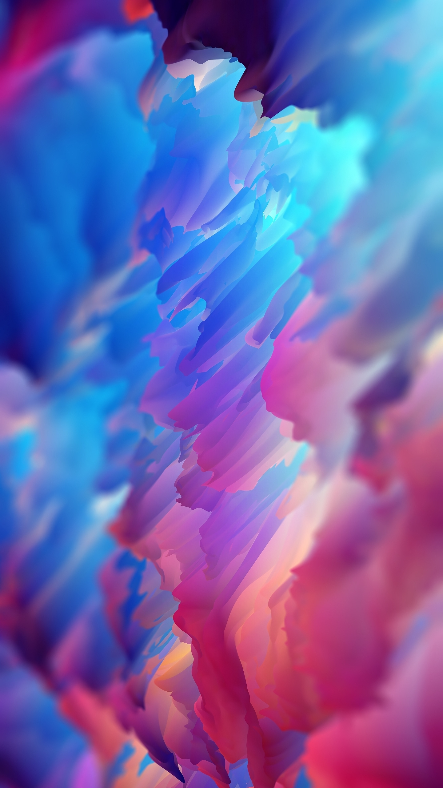 Download surface, colorful, abstract, bright 1440x2560 wallpaper, qhd