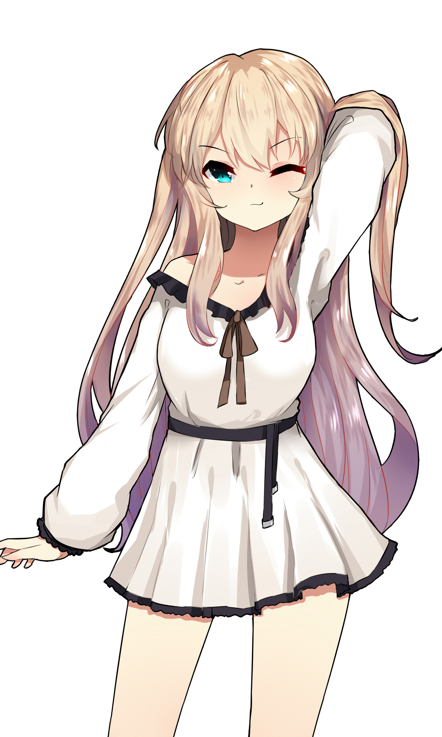 Anime girl in a dark dress AI generated image  Stock Illustration  98559085  PIXTA