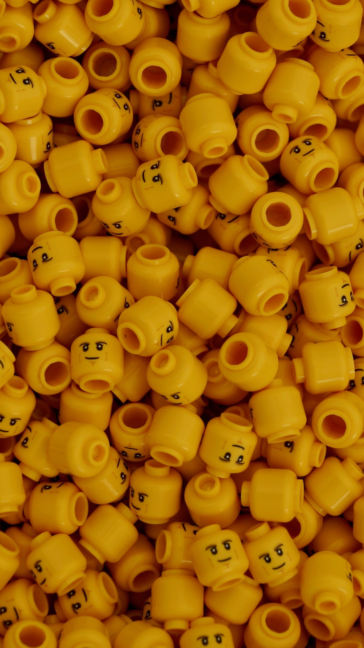 Yellow, Lego, toy, 1440x2560 wallpaper
