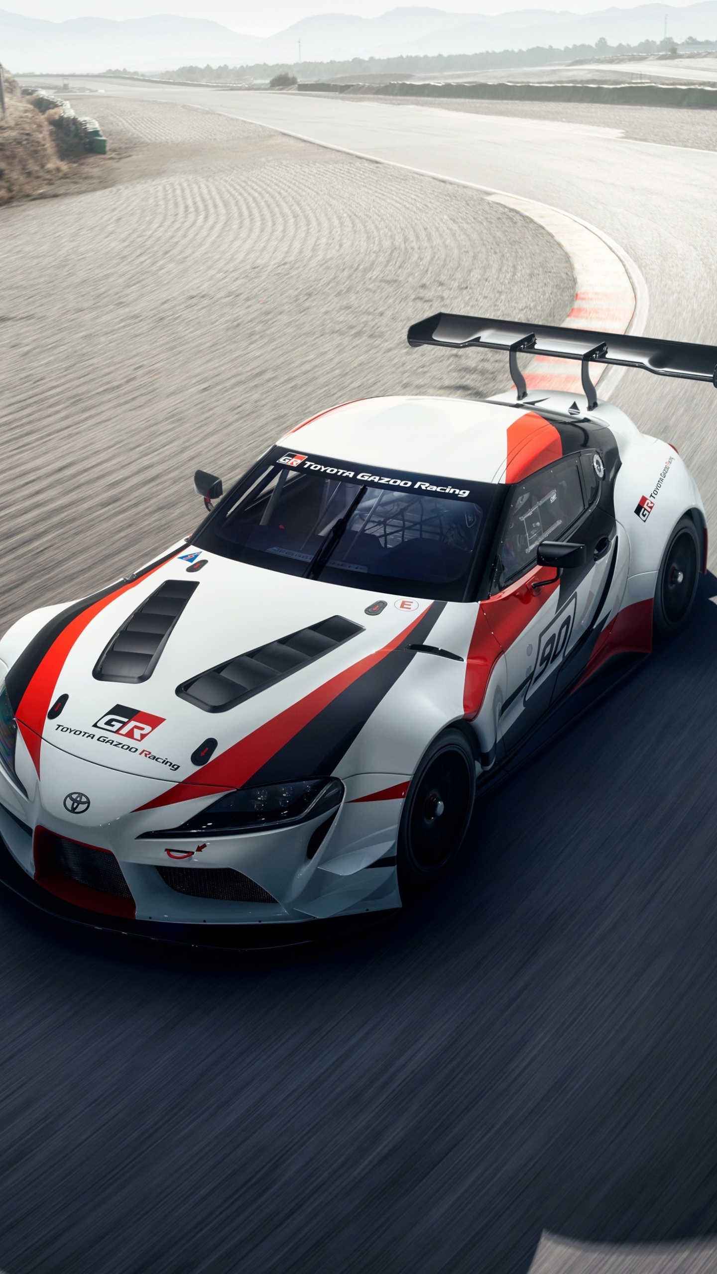 Download Toyota Gr Supra Racing Concept On Track 1440x2560 Wallpaper Qhd Samsung Galaxy S6 S7 Edge Note Lg G4 1440x2560 Hd Image Background 4256