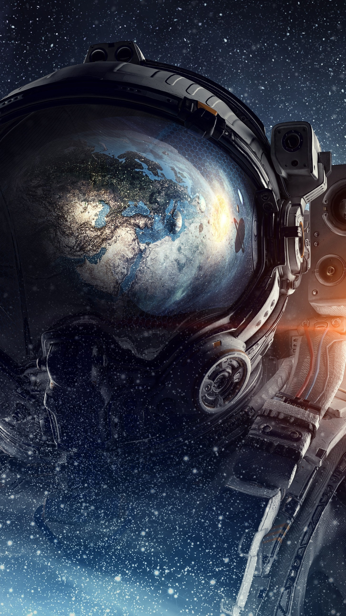 Download Wallpaper 1440x2560 Fantasy Astronaut Space Qhd Samsung Galaxy S6 S7 Edge Note Lg G4 1440x2560 Hd Background