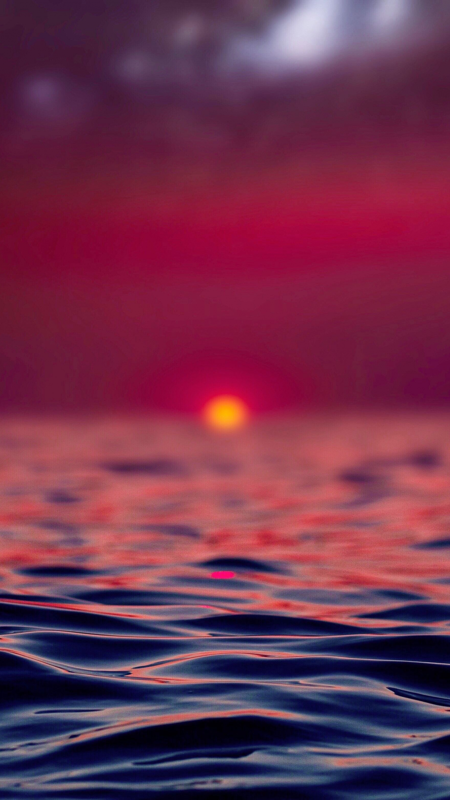 Download 1440x2560 Wallpaper Portrait Blur Sunset Seascape Qhd Samsung Galaxy S6 S7 Edge Note Lg G4 1440x2560 Hd Image Background