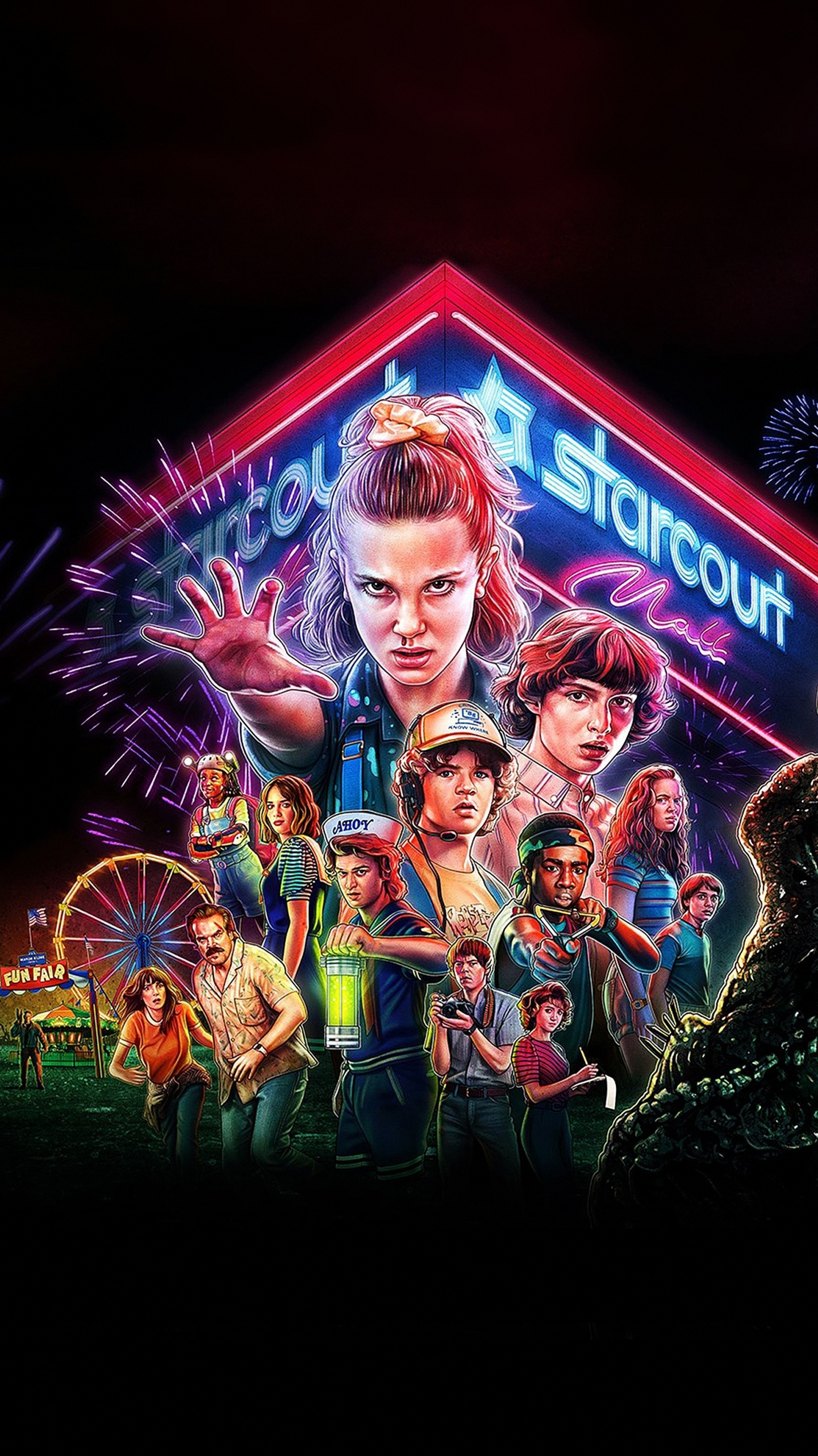 1440x2960 Stranger Things Season 3 2019 Samsung Galaxy Note 98 S9S8S8  QHD HD 4k Wallpapers Images Backgrounds Photos and Pictures