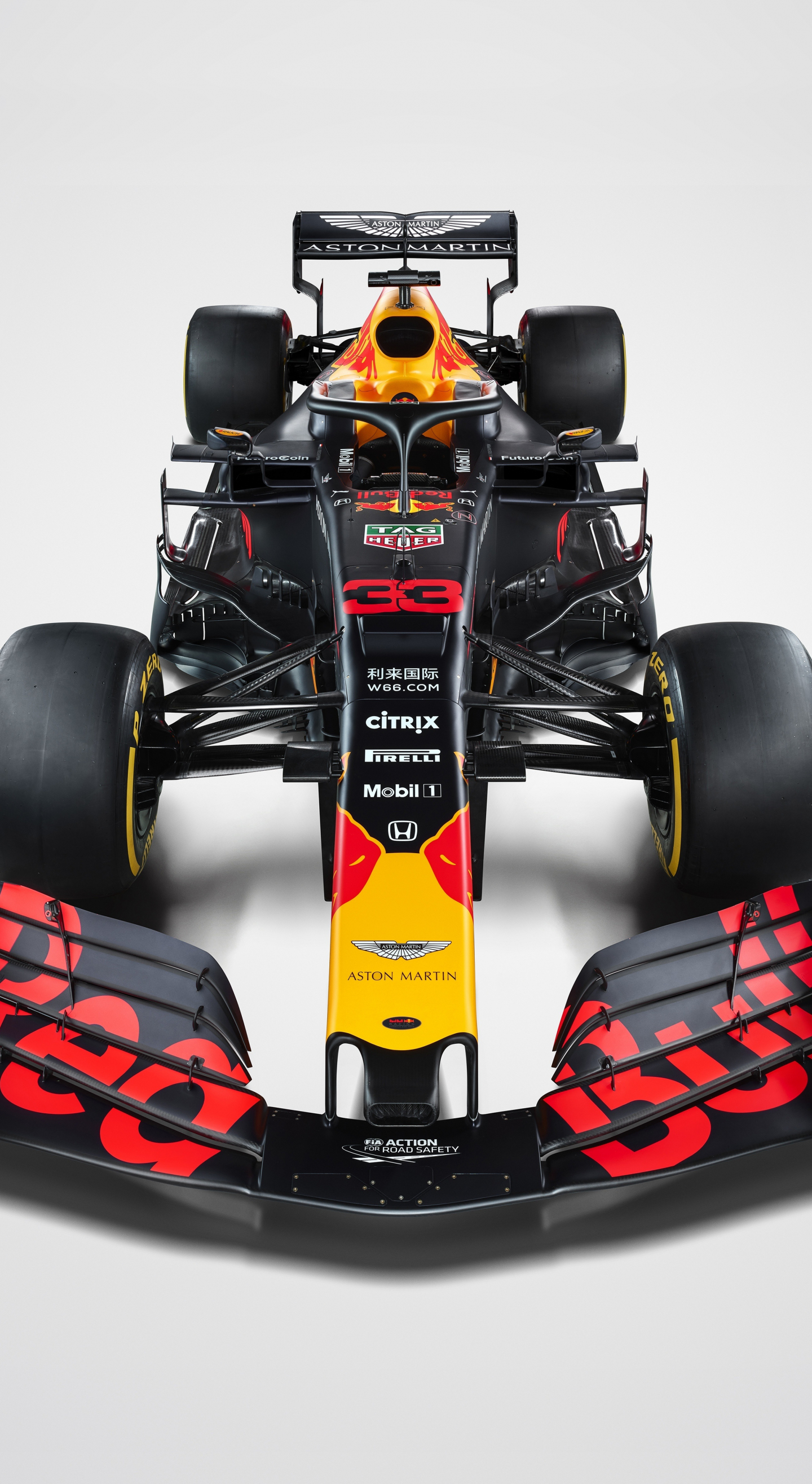 Download wallpaper 1440x2630 red bull racing rb15, racing car, formula ...