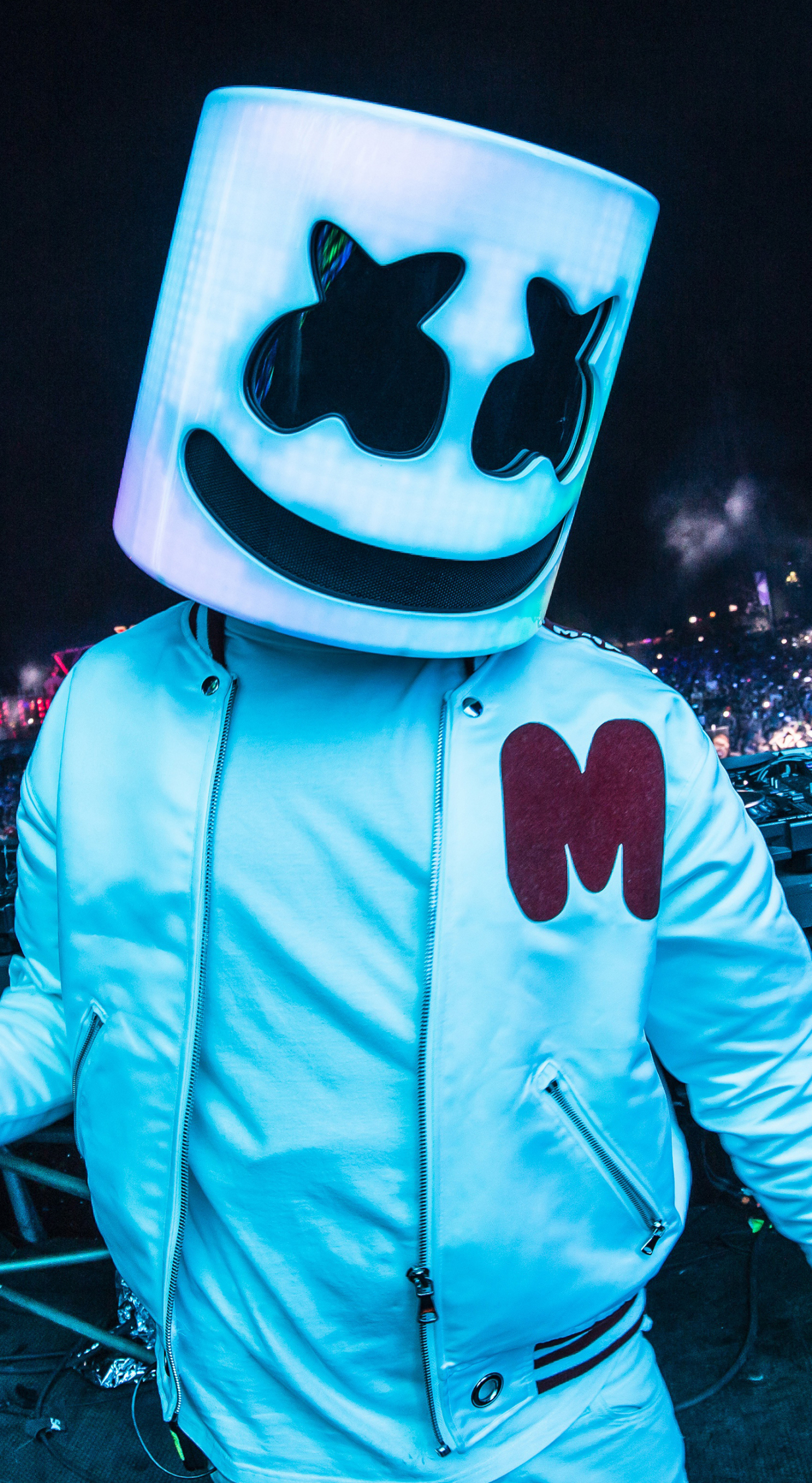 Download wallpaper 1440x2630 live concert, music, marshmello, samsung  galaxy note 8, 1440x2630 hd background, 22401