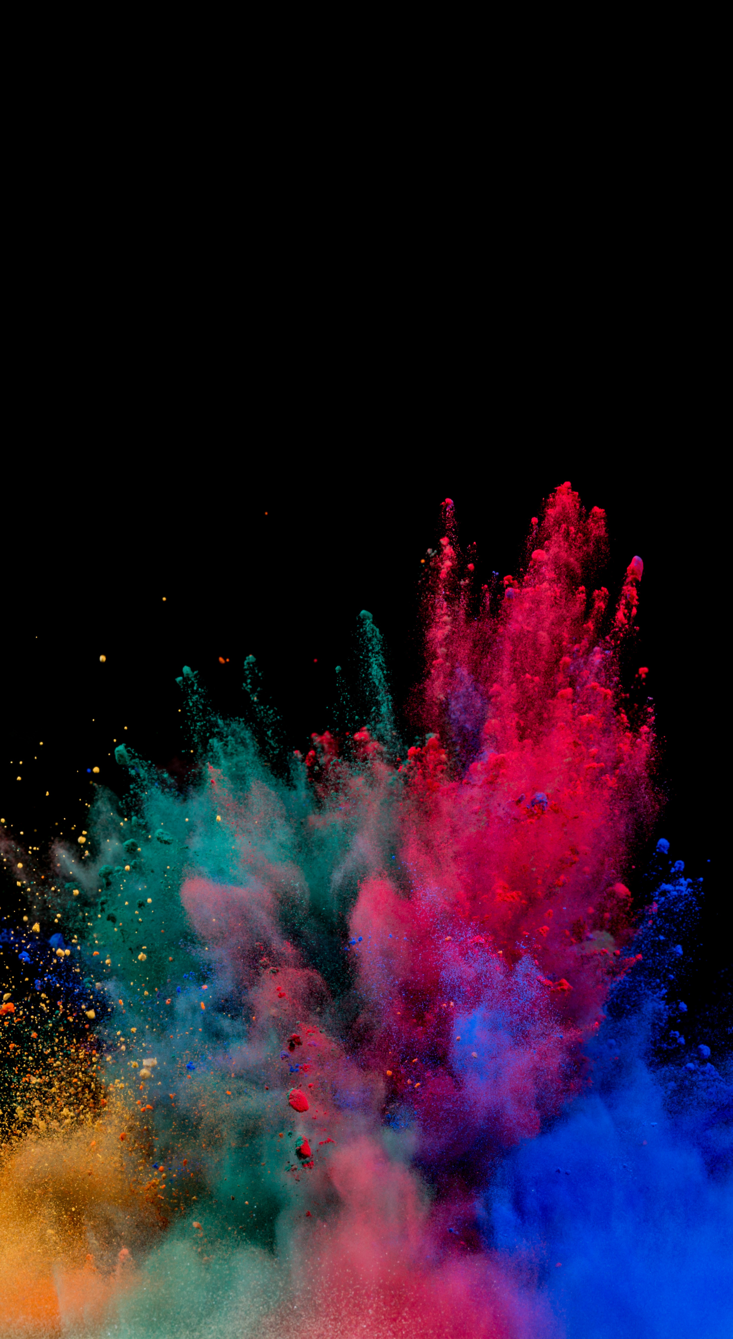 Download 1440x2630 Wallpaper Colors Blast Explosion