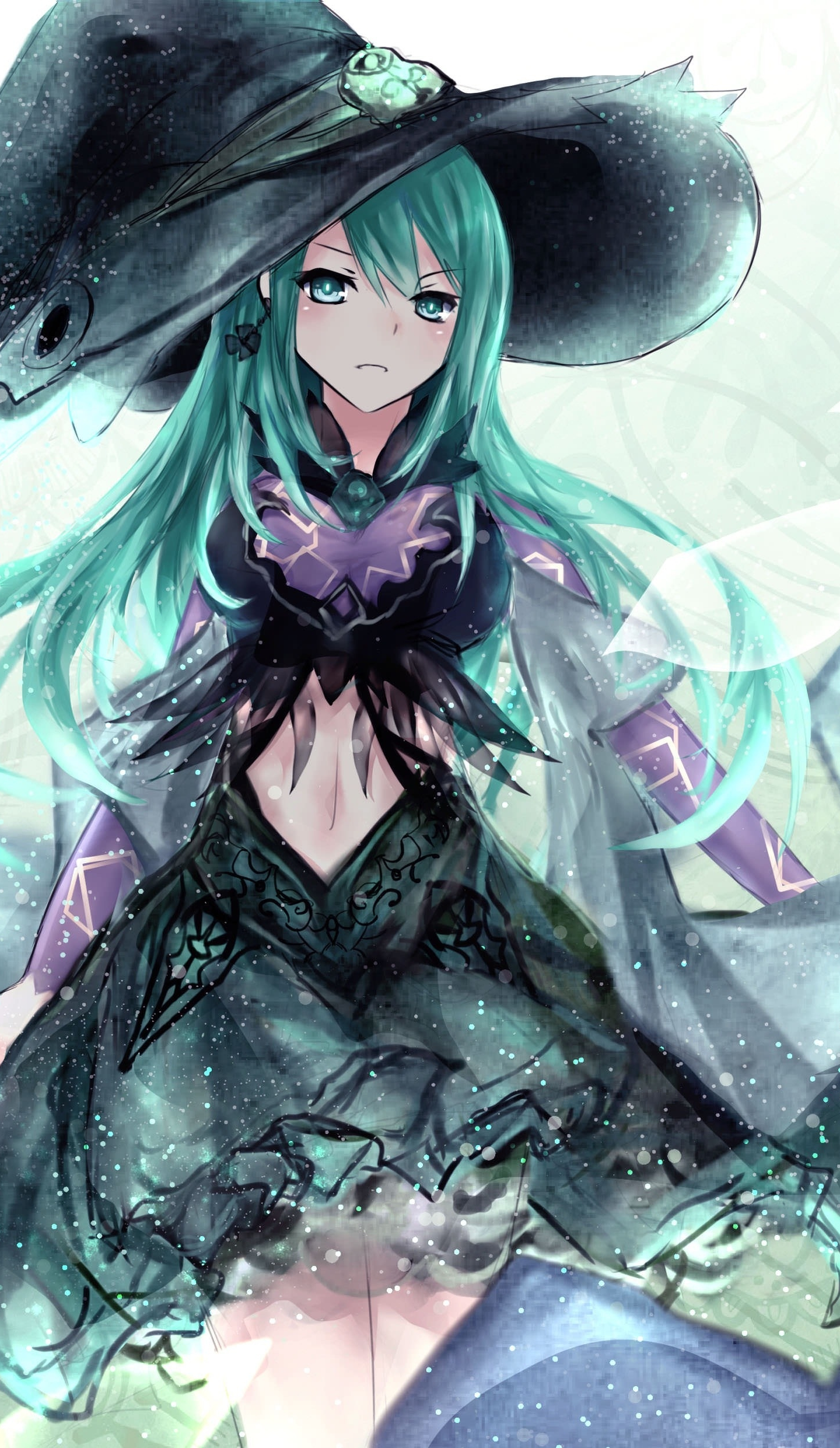 Download wallpaper 1440x2630 witch, natsumi, date a live, samsung galaxy note  8, 1440x2630 hd background, 4040