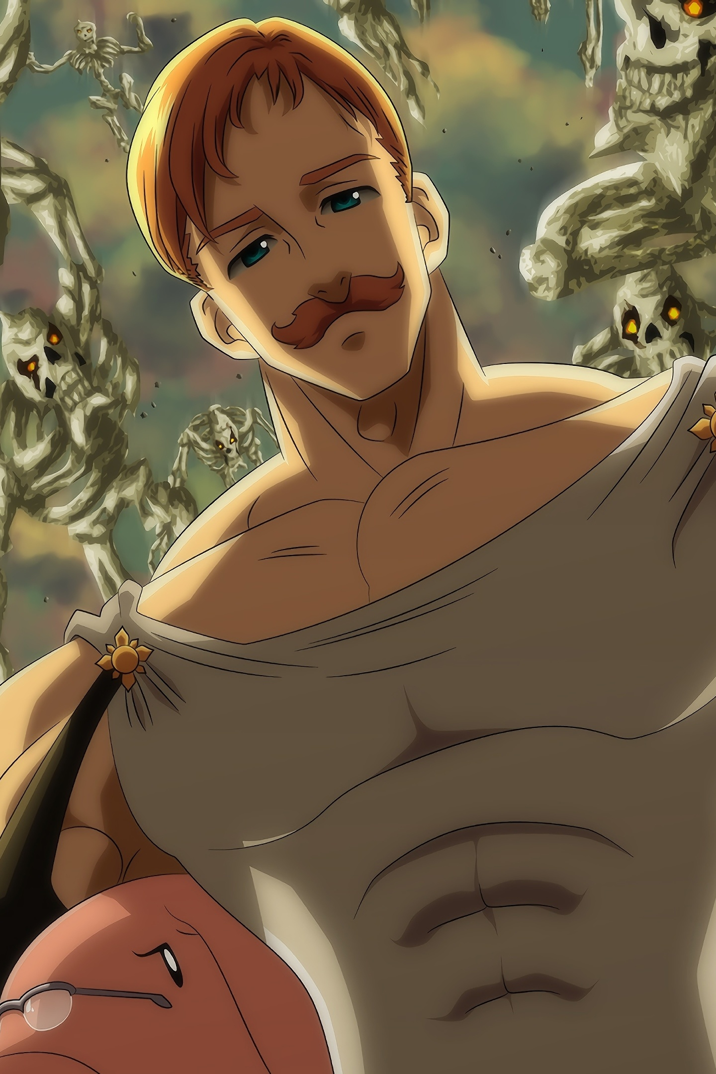 Download wallpaper 1440x2630 anime boy, escanor, the seven deadly sins,  anime, samsung galaxy note 8, 1440x2630 hd background, 4628