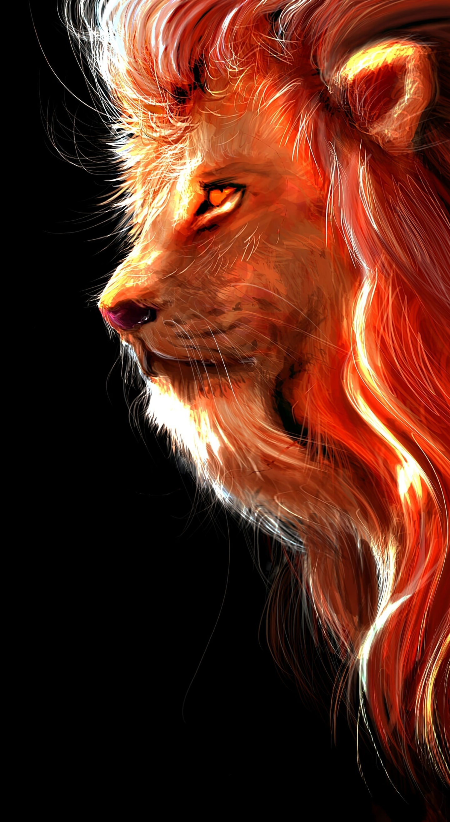 Lion Galaxy Wallpaper HD Images Roaring Treepy Cool Lion Galaxy Pictures   FancyOdds