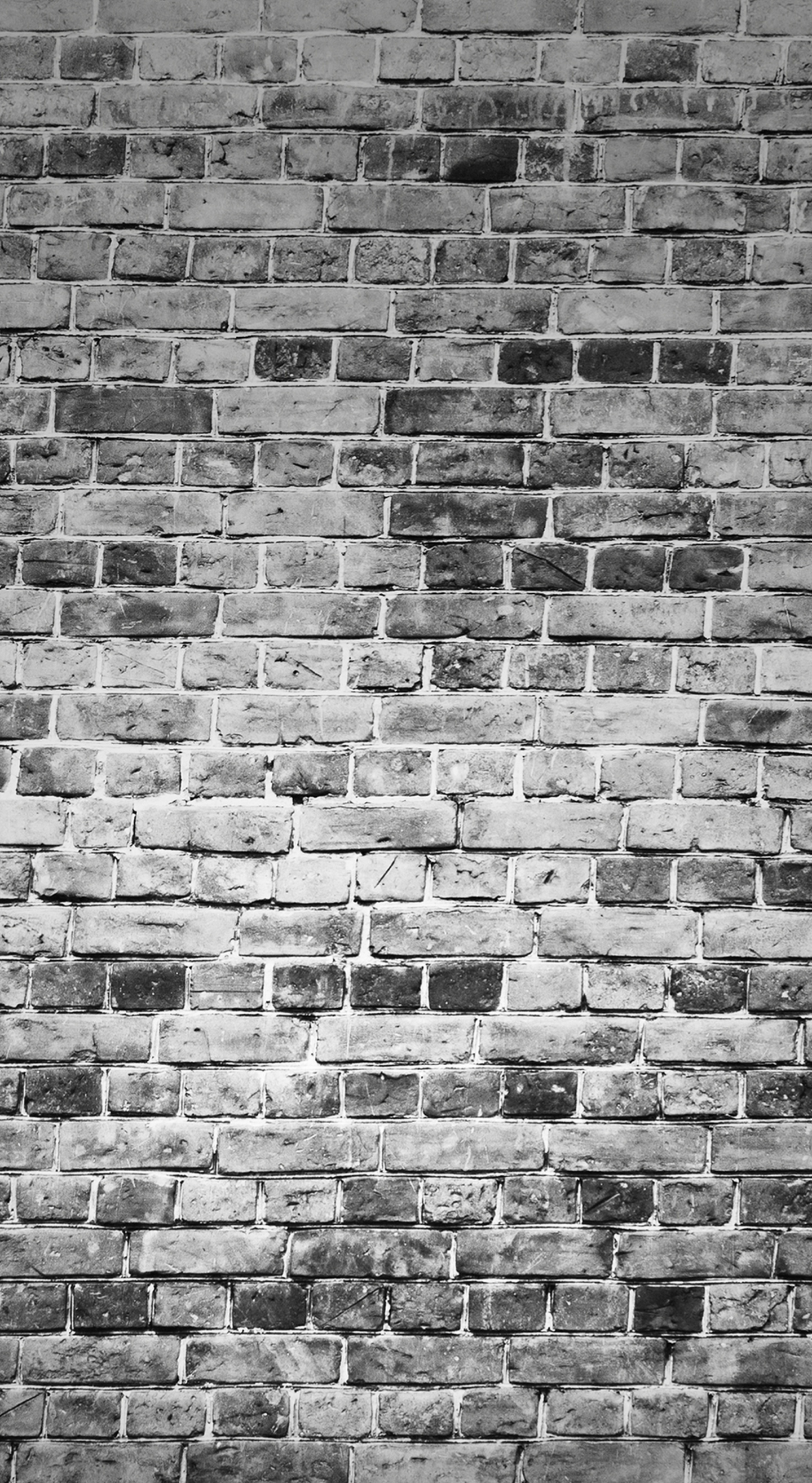 Download 1440x2630 Wallpaper Brick Wall Black And White