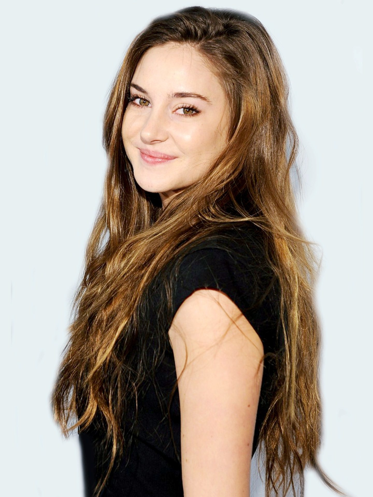 Download 1440x2880 Wallpaper Shailene Woodley, Long Hair, Smile, Lg V30 ...