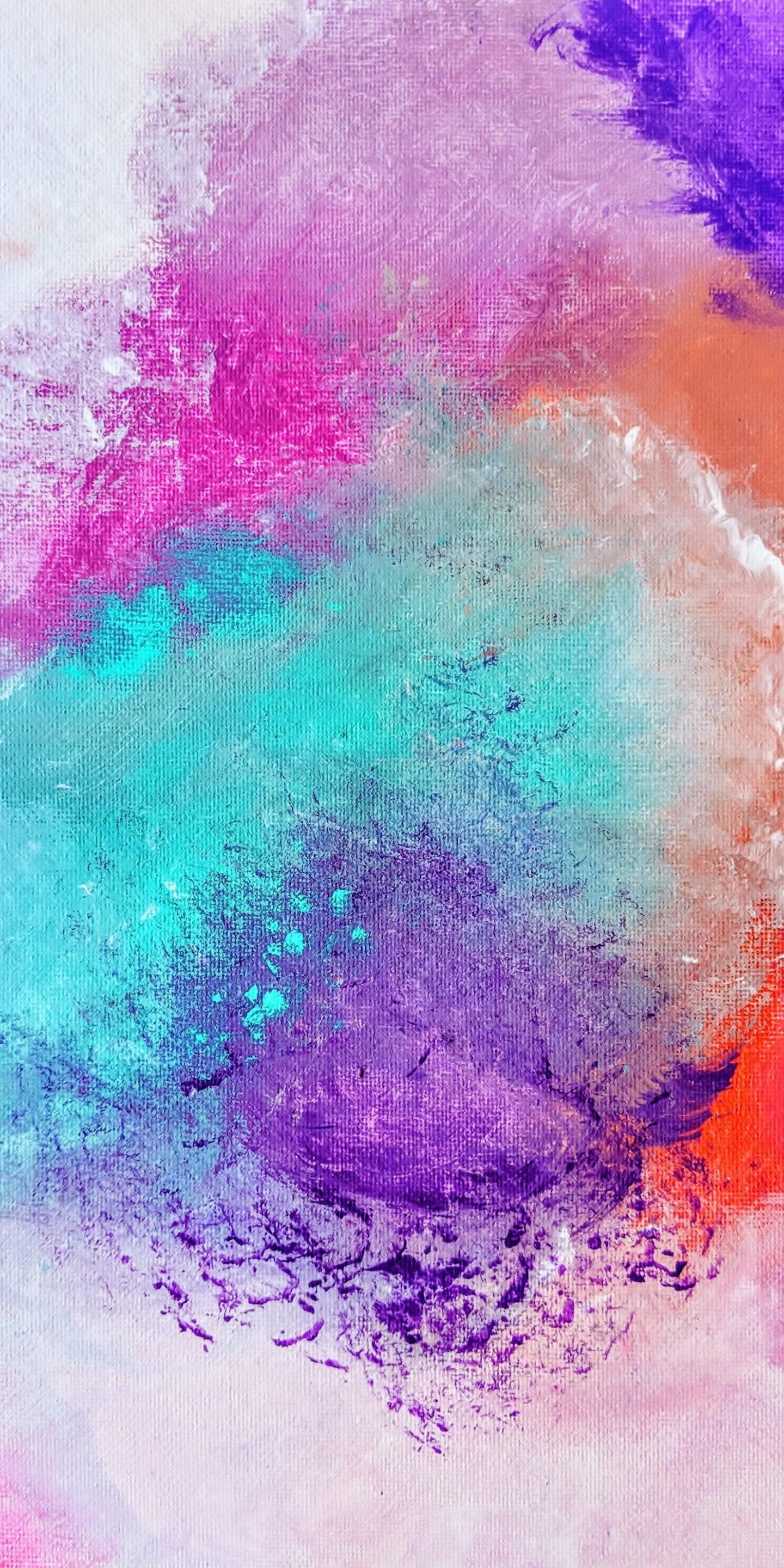 Abstract Paint Splatter Wallpaper