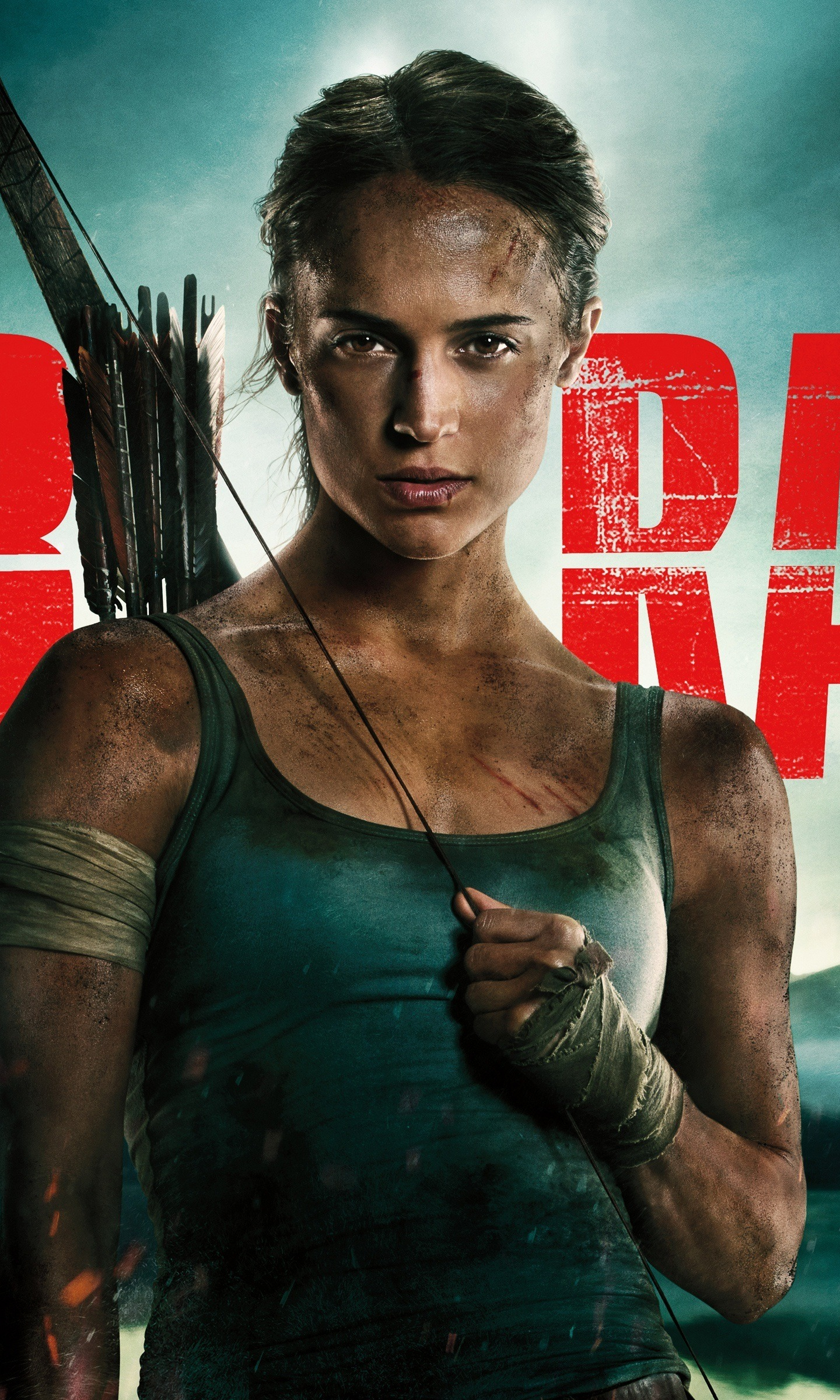 Download Wallpaper 1440x2880 Poster Movie Alicia Vikander Lara Croft Tomb Raider 2018 Lg