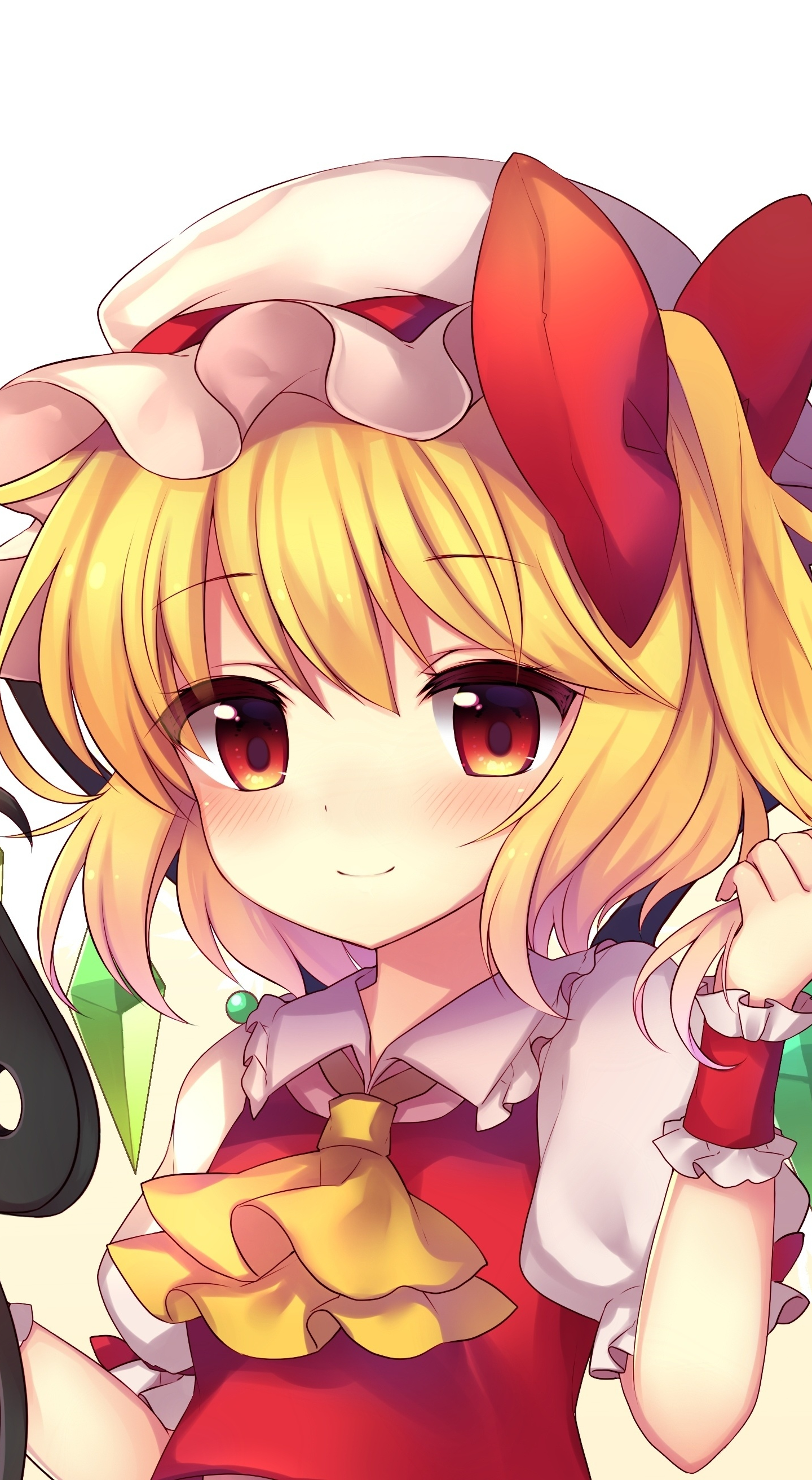 Download 1440x2880 wallpaper beautiful, witch, anime girl, flandre