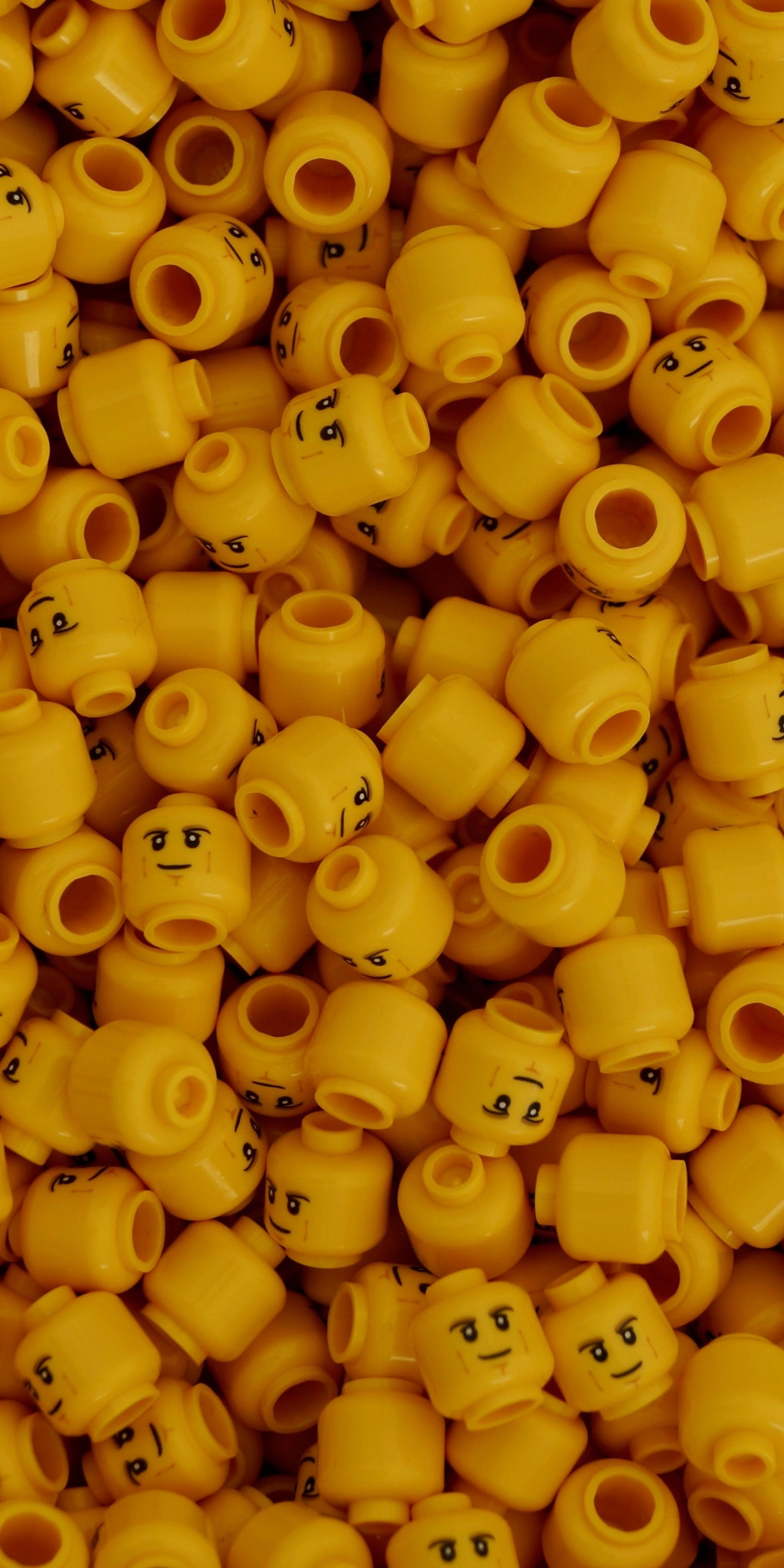 Yellow, Lego, toy, 1440x2880 wallpaper