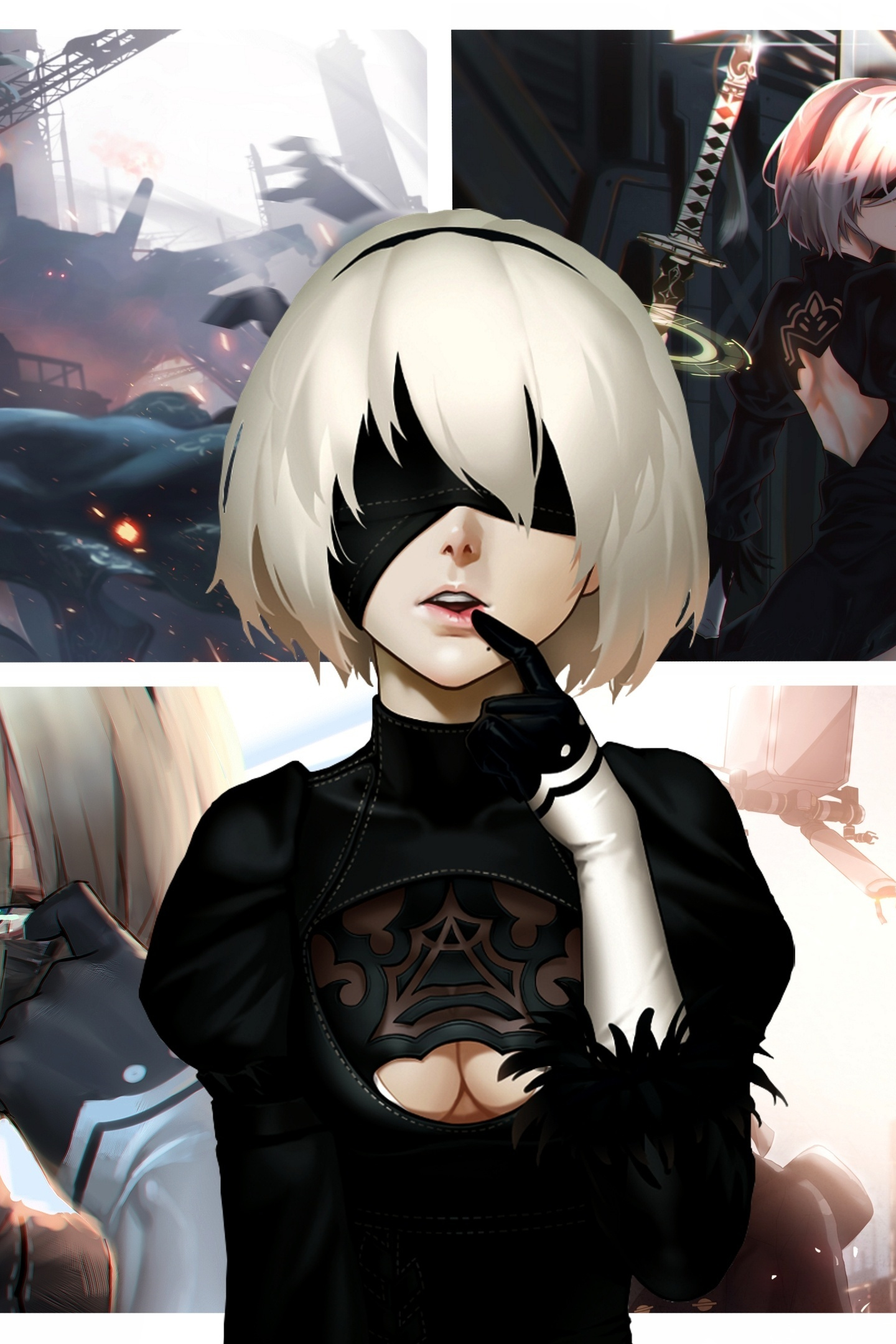 Download 1440x Wallpaper Video Game 2b Nier Automata Lg V30 Lg G6 1440x Hd Image Background 5776