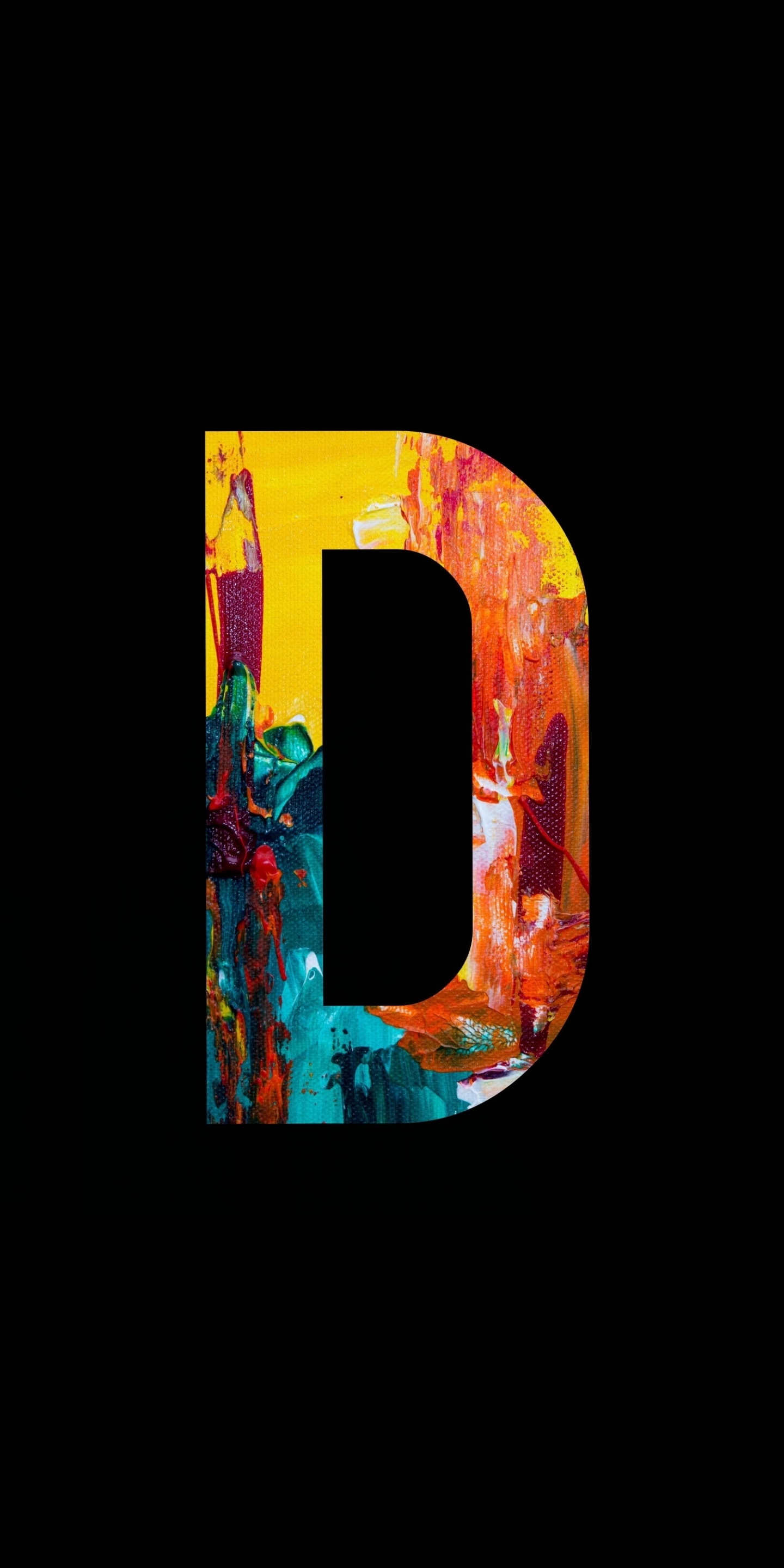 Download wallpaper 1440x2880 d alphabet, colorful, amoled, art, lg v30 ...