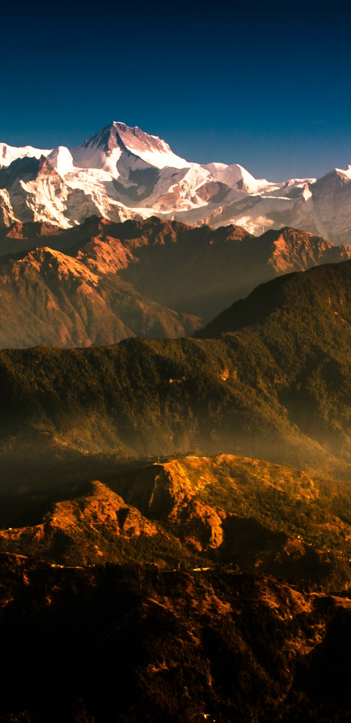 Download wallpaper 1440x2960 mountain, nepal, himalaya, mountains range ...