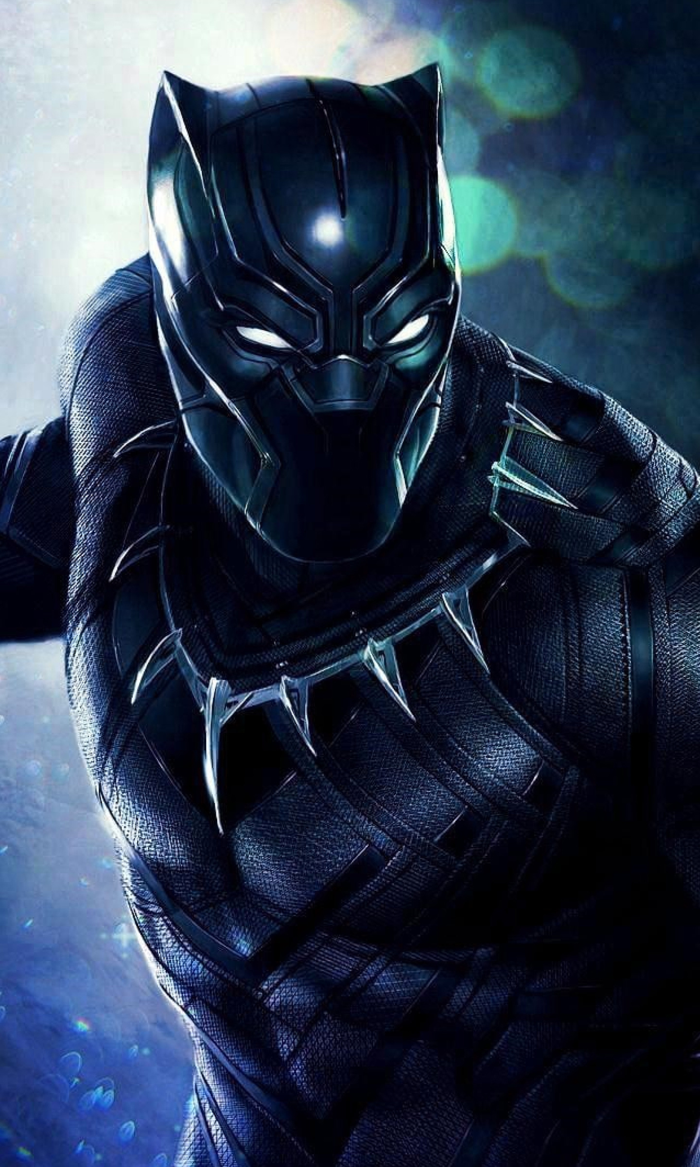 Download 1440x2960 wallpaper  black  panther  superhero 
