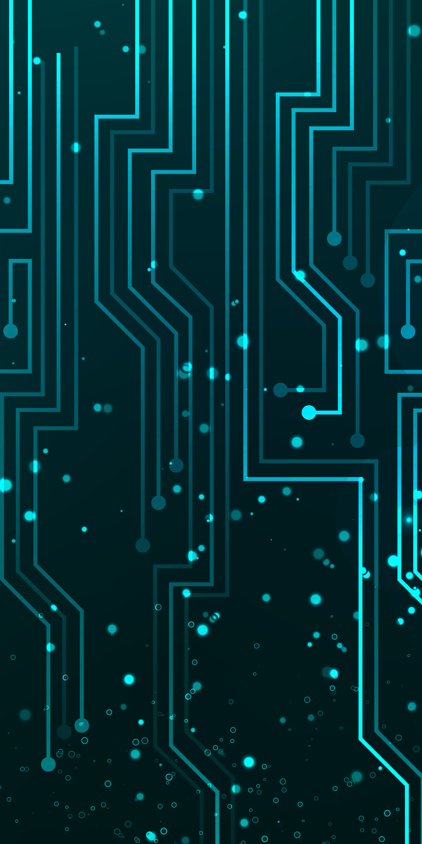 Download digital art, circuit, abstract, lines 1440x2960 wallpaper ...