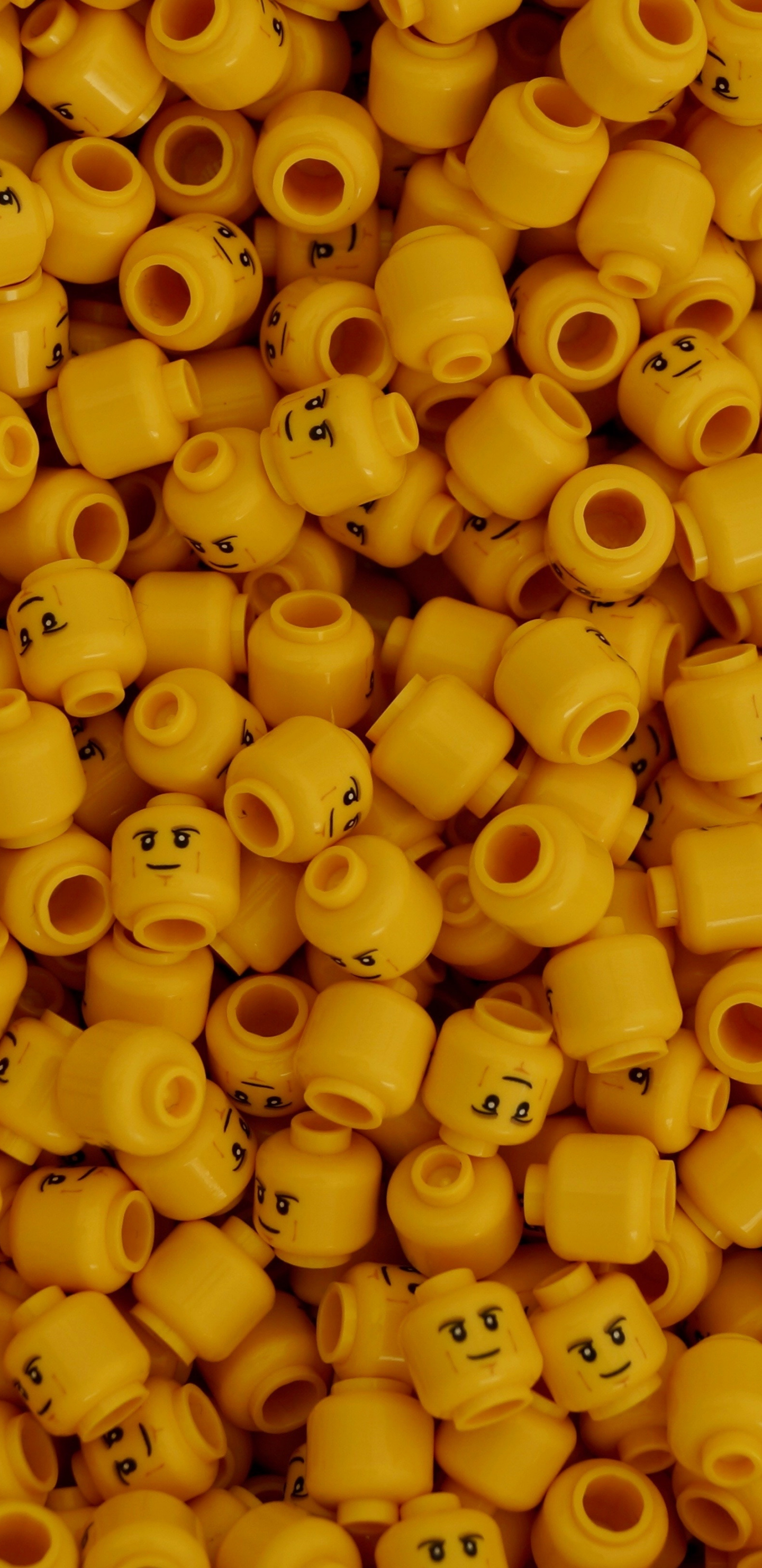 Yellow, Lego, toy, 1440x2960 wallpaper