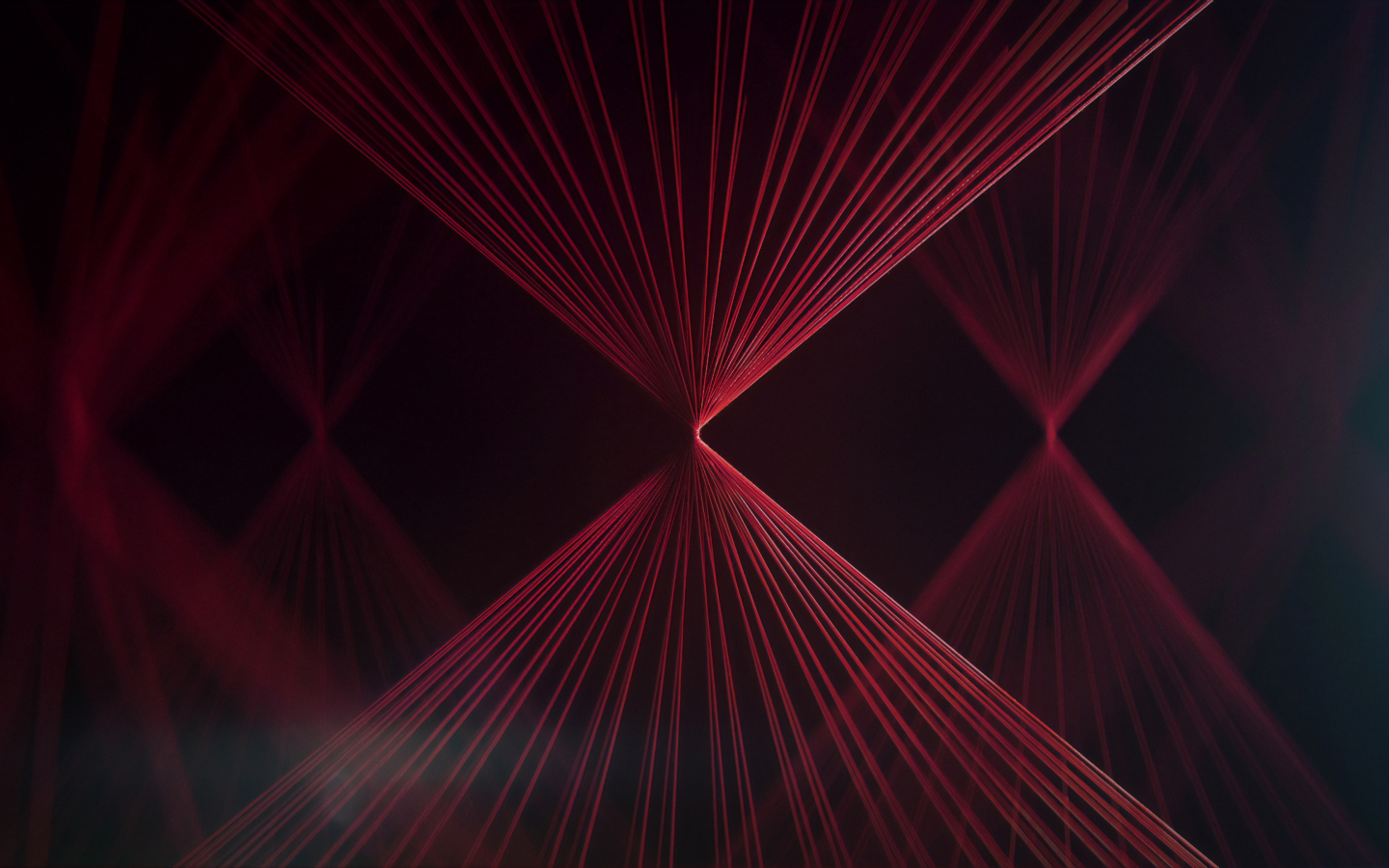Download wallpaper 1440x900 red threads, abstract, 1440x900 widescreen ...