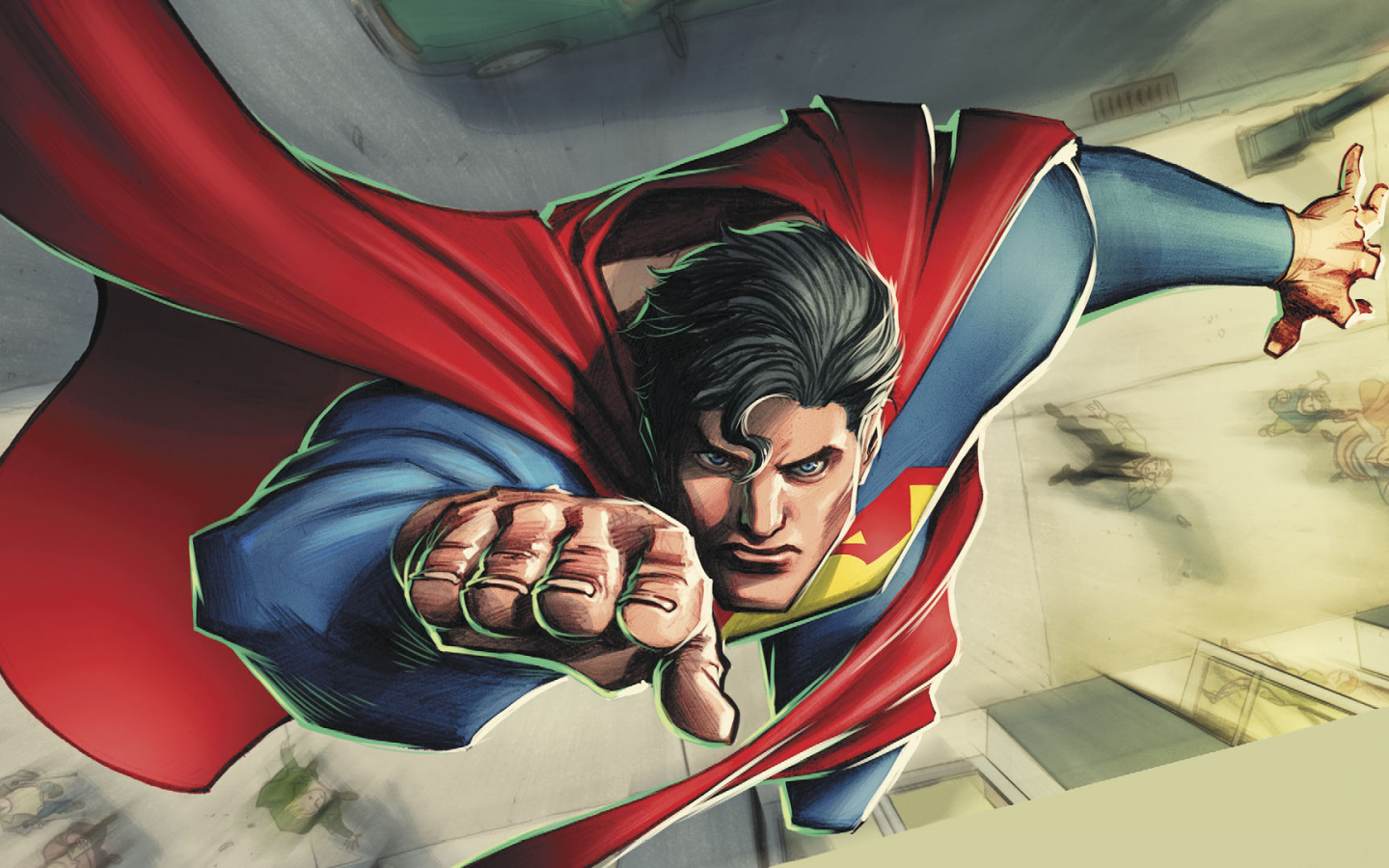 Download wallpaper 1440x900 comics, superhero, superman, 1440x900  widescreen 16:10 hd background, 1616