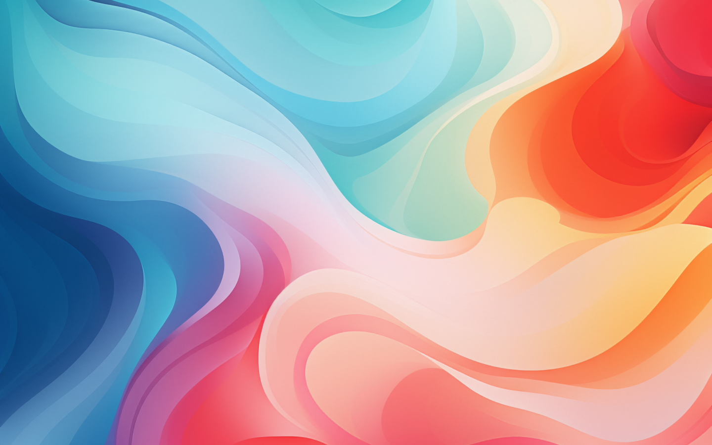 Art abstract, colorful, waves, 1440x900 wallpaper