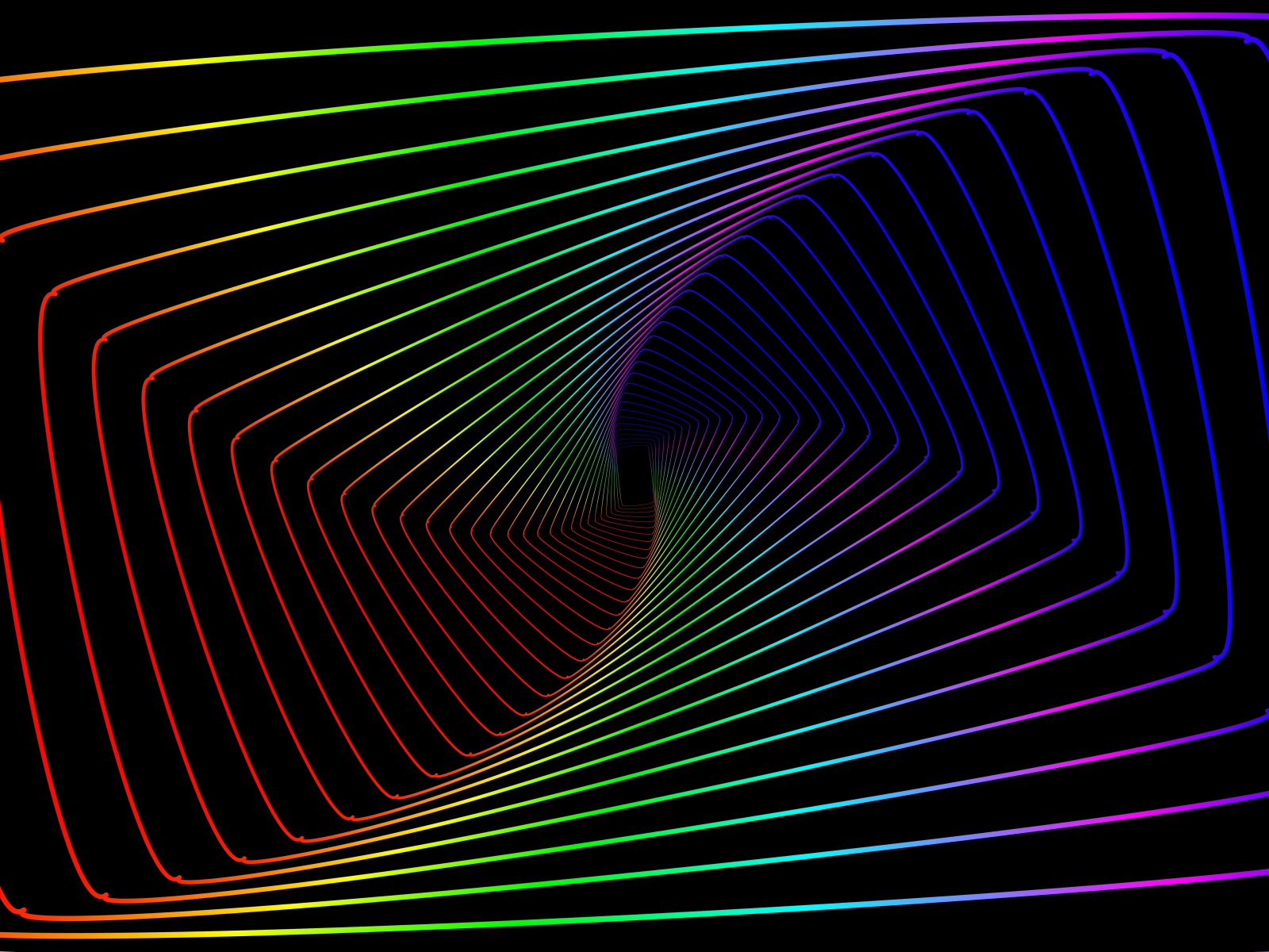 Colorful lines, swirl, abstract, minimal, 1600x1200 wallpaper