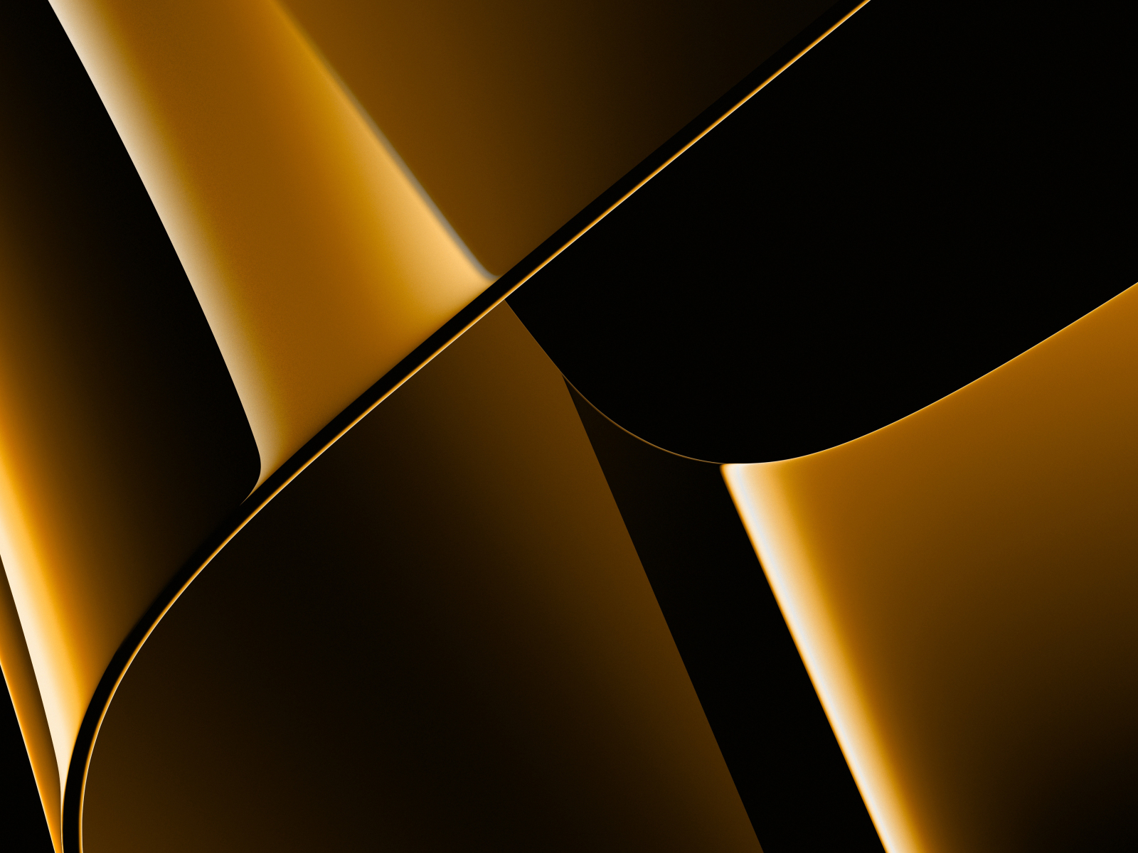 Golden surface, abstract, shapes, 1600x1200 wallpaper
