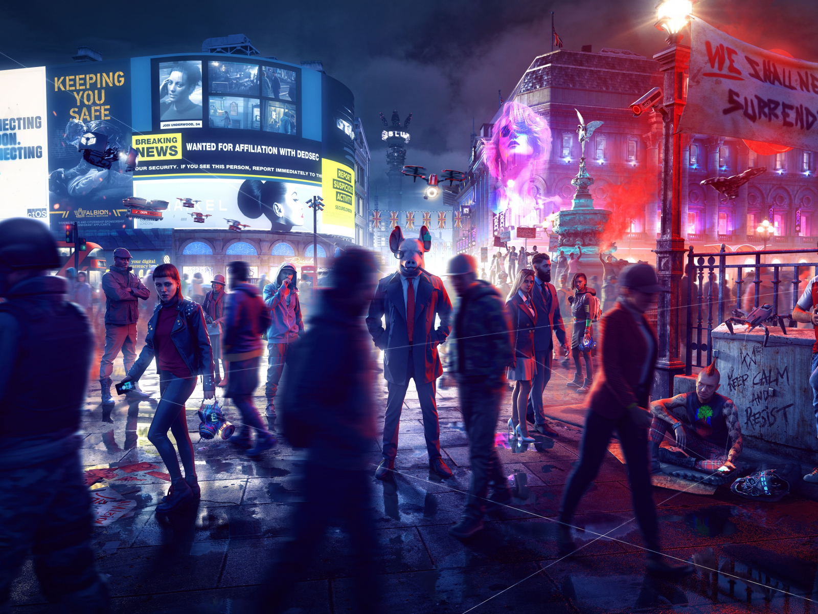 Download wallpaper 1600x1200 watch dogs: legion, 2020 games, xbox one ...