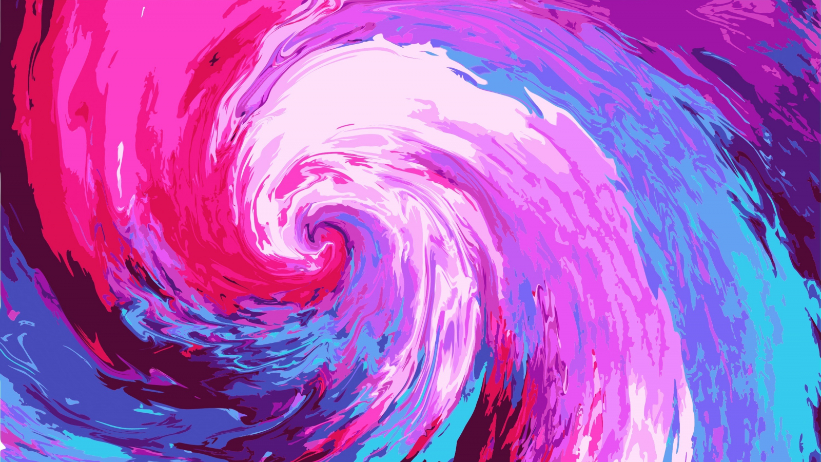 Swirl, abstract, glitch art, 1600x900 wallpaper