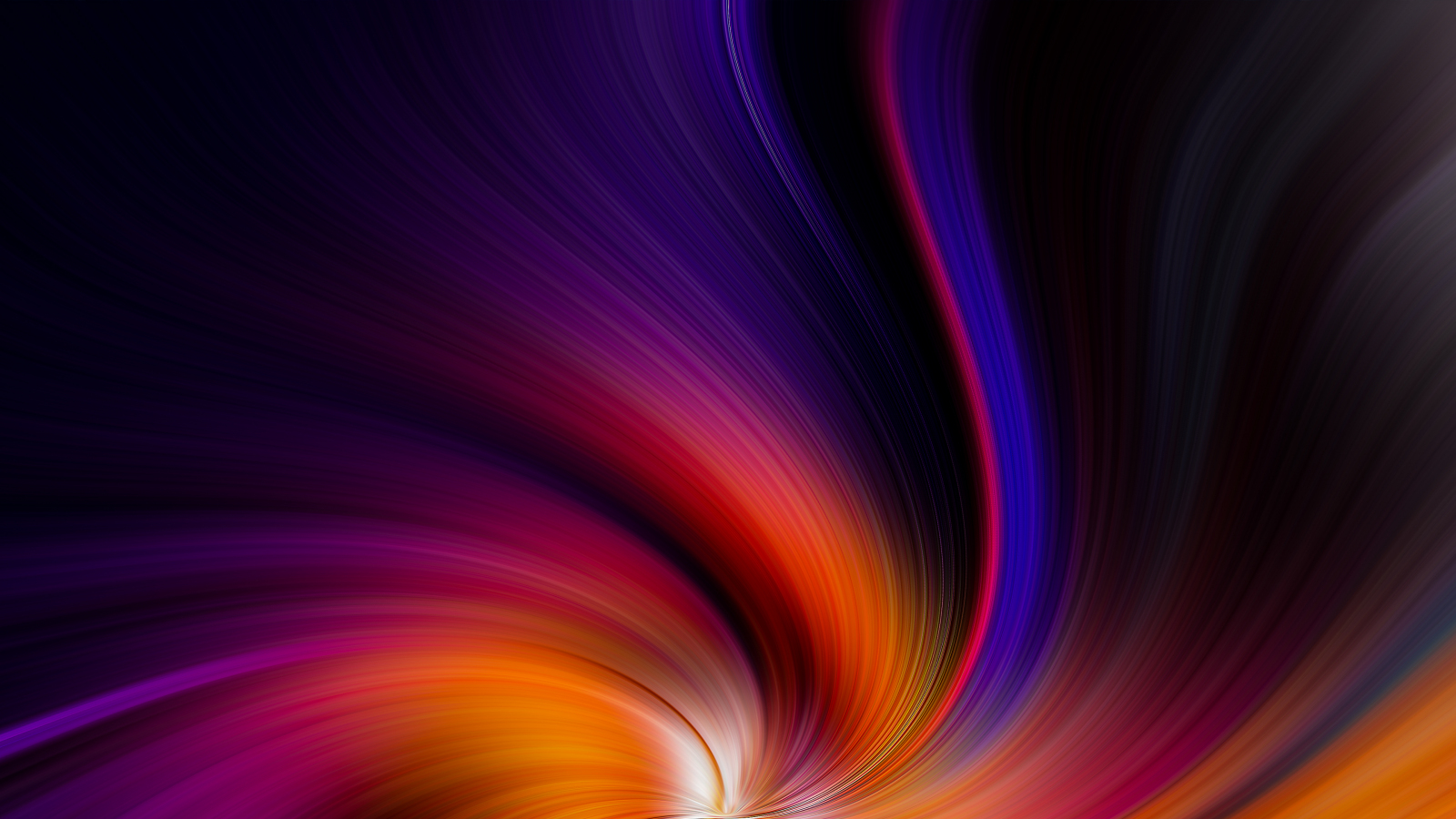 Colorful, abstract, swirl pattern, art, 1600x900 wallpaper