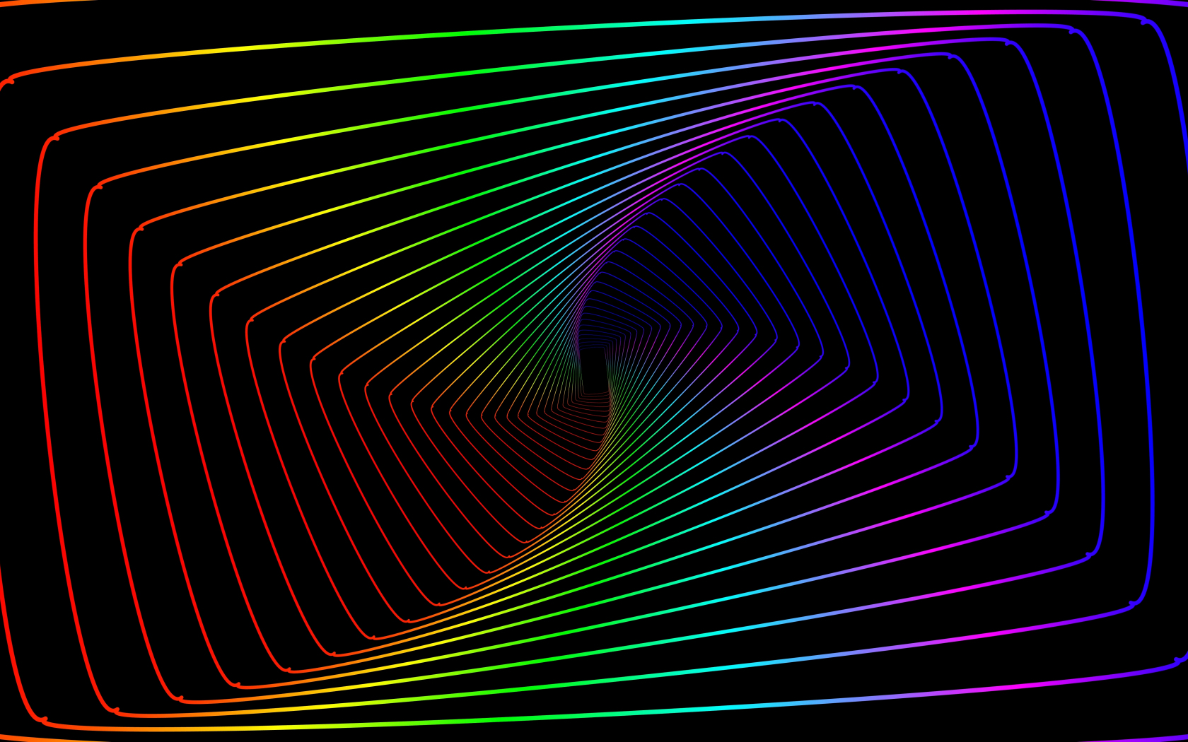 Colorful lines, swirl, abstract, minimal, 1680x1050 wallpaper