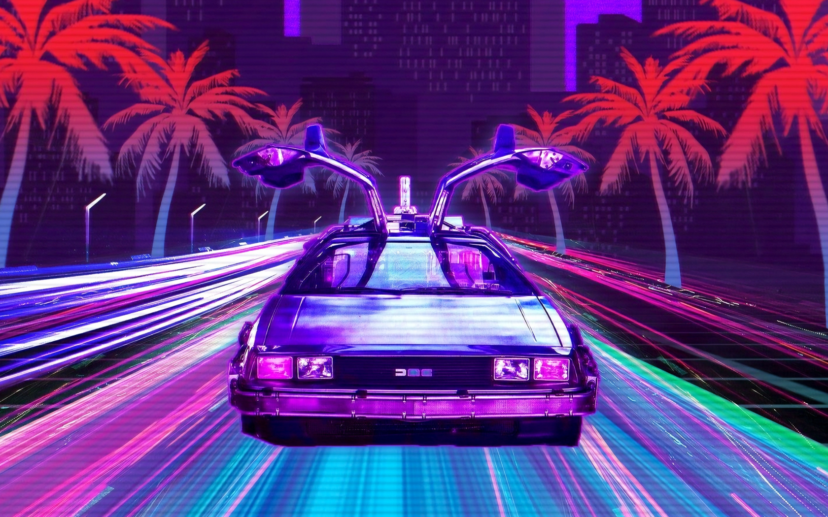 Download 1680x1050 Wallpaper Retro Lux Cars Outdrive Retrowave Widescreen 16 10 Widescreen 1680x1050 Hd Image Background