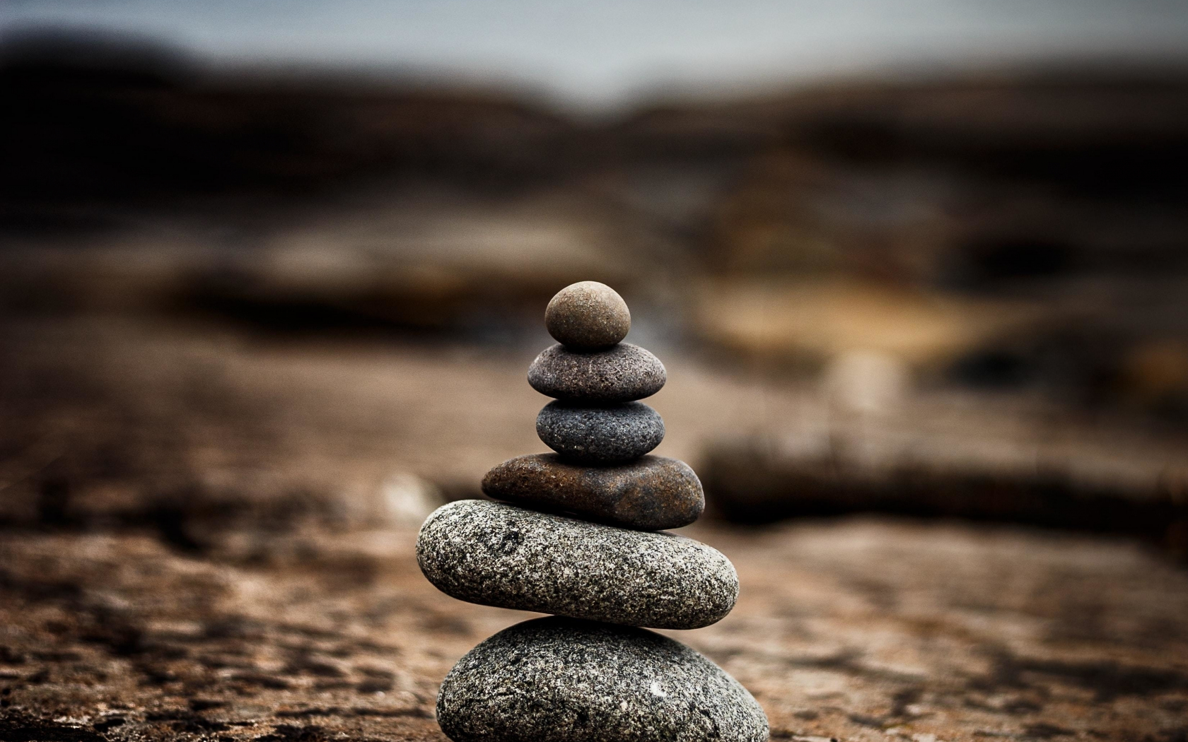 Download wallpaper 1680x1050 stones, balance, harmony, 16:10 widescreen