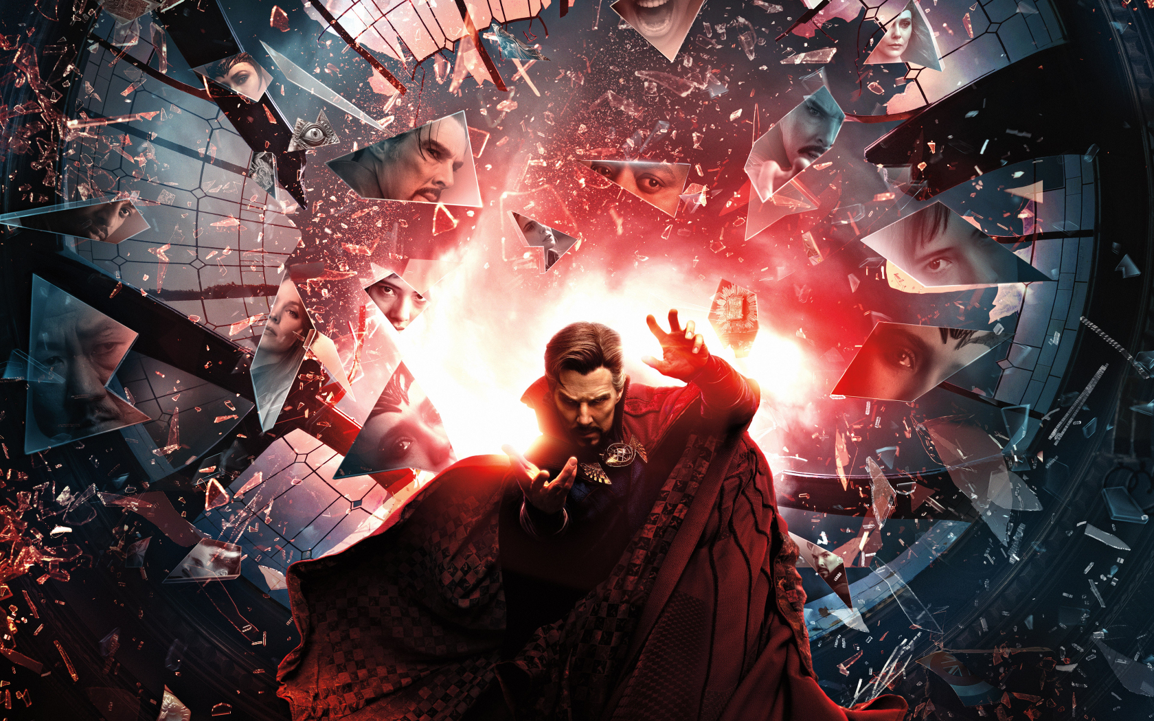 Doctor Strange in the Multiverse of Madness, movie poster, 2022, 1680x1050 wallpaper