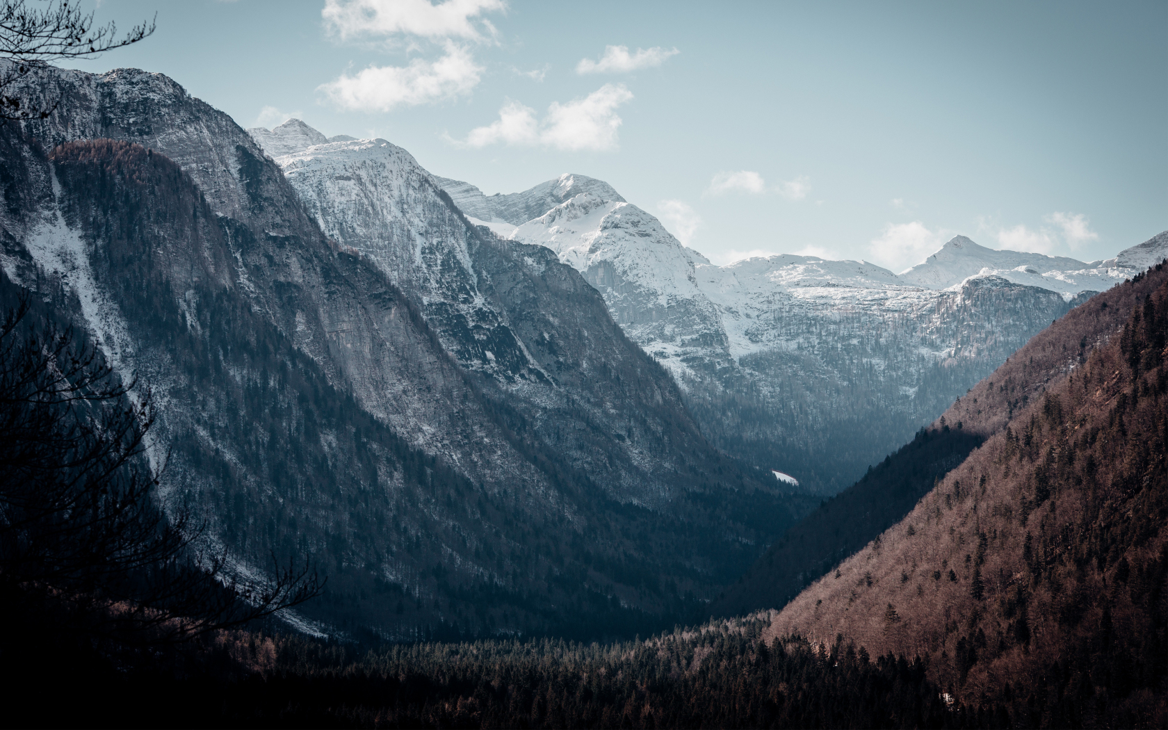 Download wallpaper 1680x1050 mountains, peaks, valley, nature, 16:10 ...