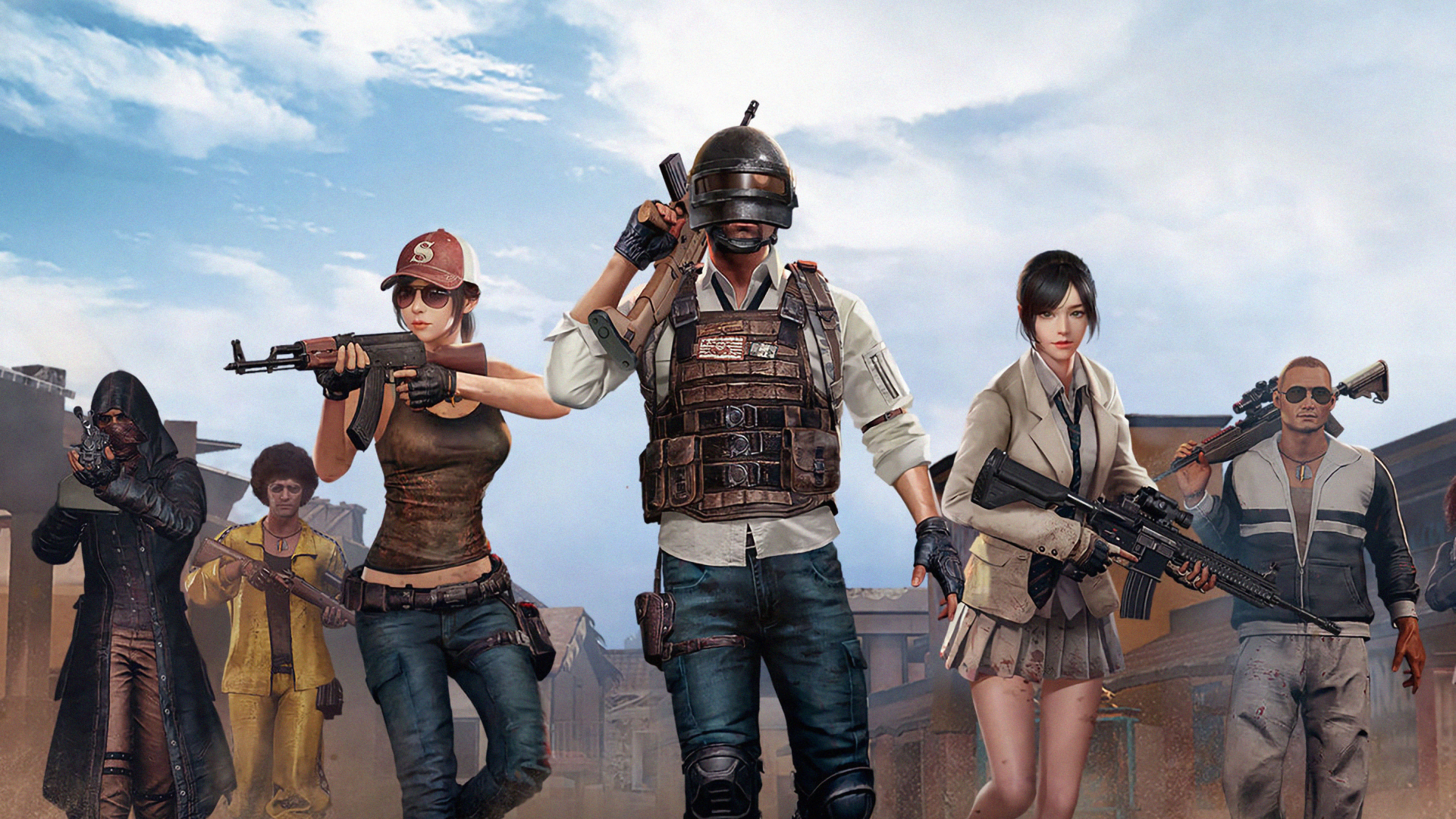 Download 1920x1080 wallpaper pc game, squad of pubg, full ...