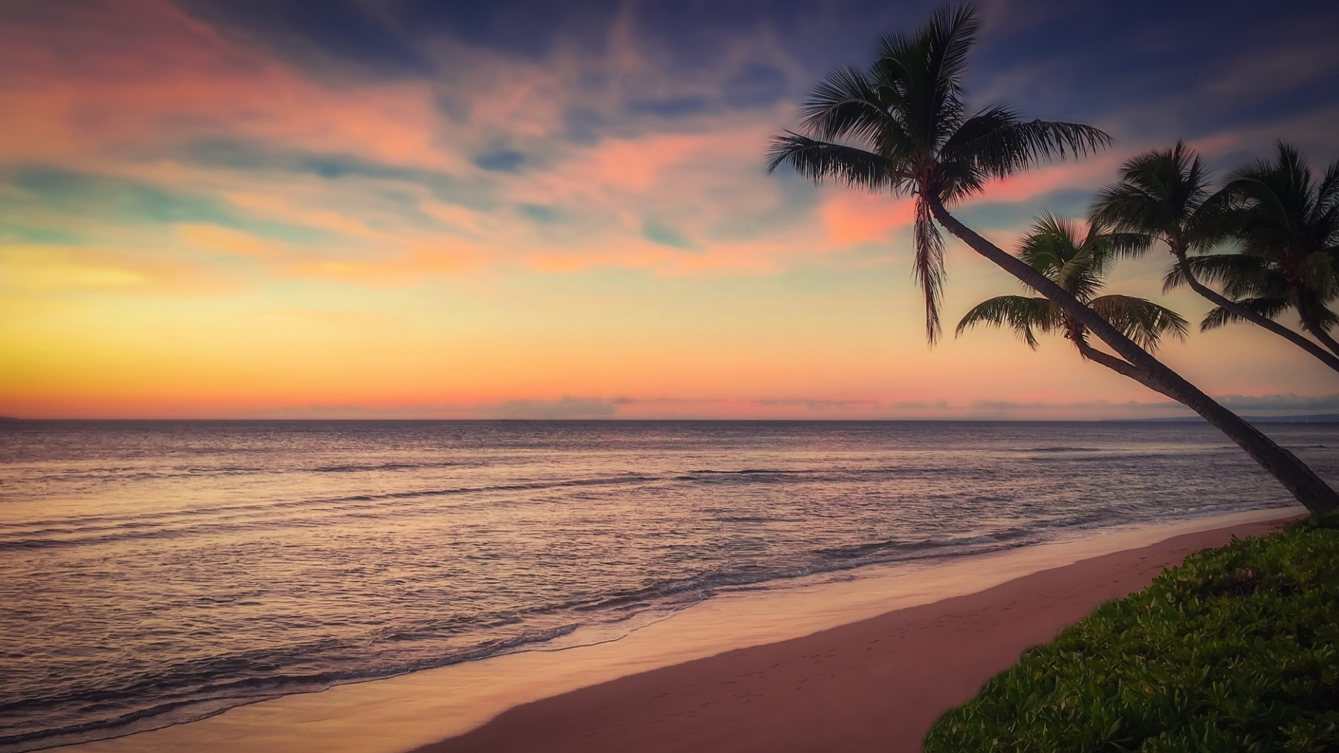 4k Wallpaper Full Hd Wallpaper 1080p 1920x1080 Beach Sunset Photo Images 