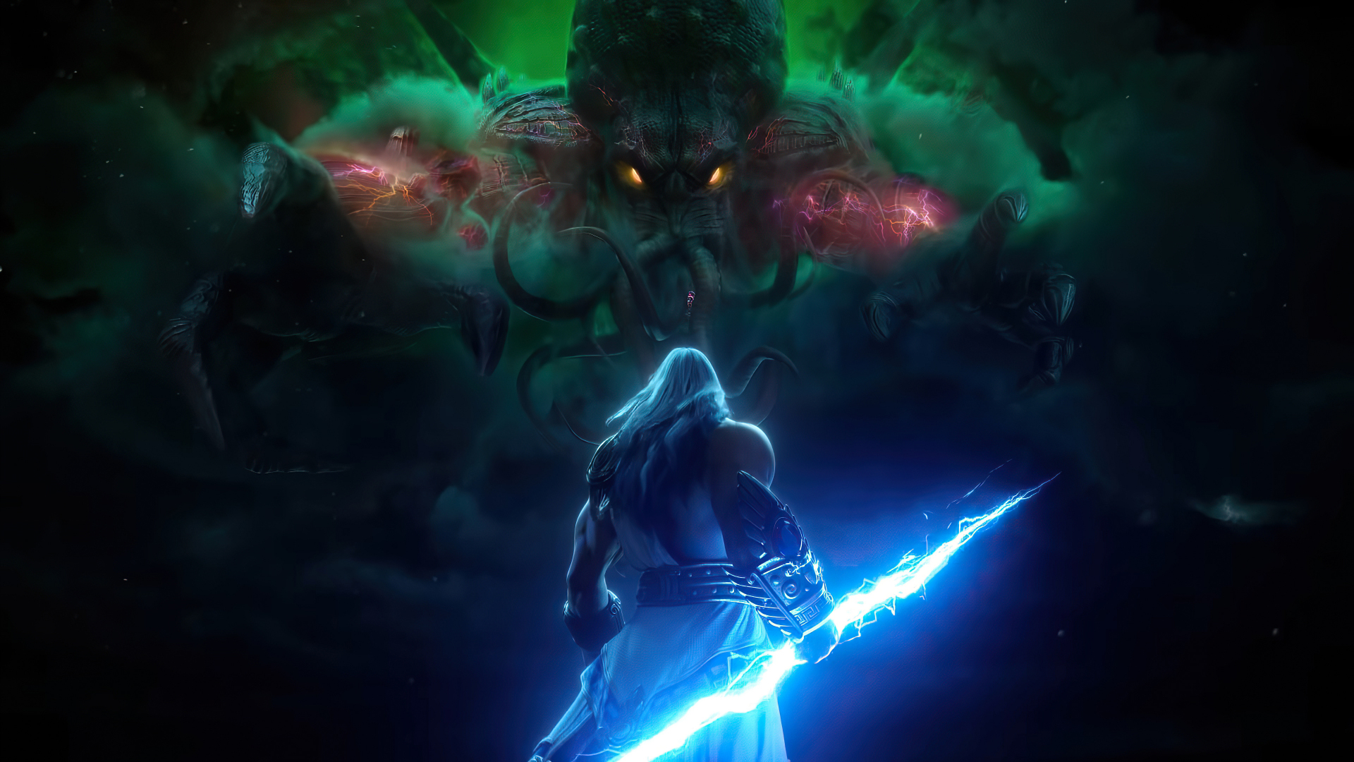 Kratos And Zeus wallpaper by luigyh - Download on ZEDGE™ | 9046